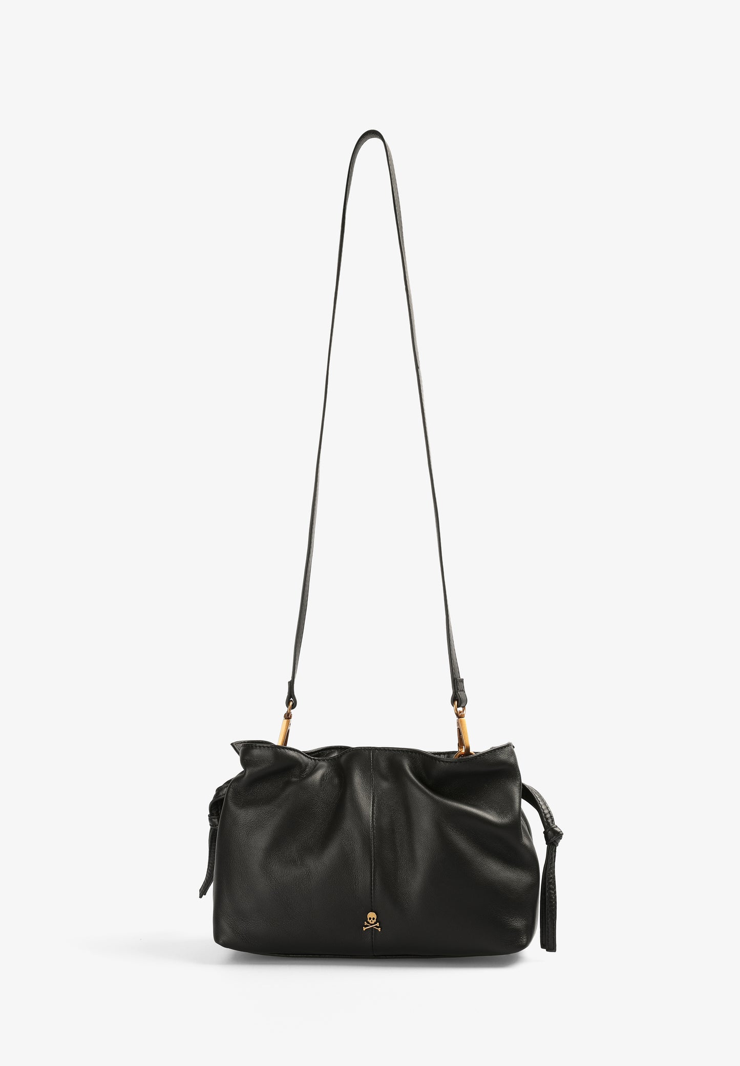 BOLSO MINI PIEL TIRAS FRUNCE