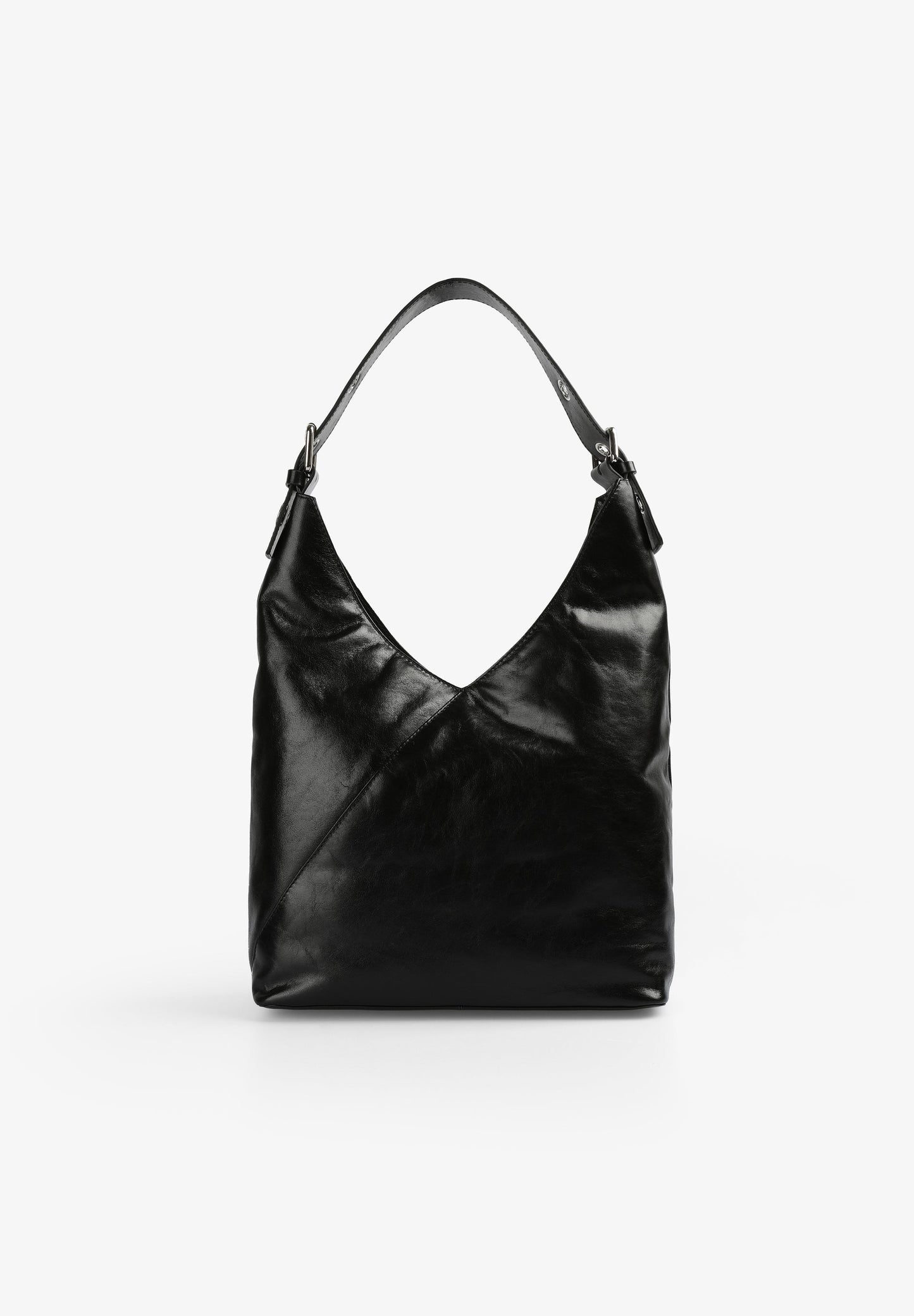 BOLSO HOBO PIEL TACHAS