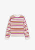 STRIPES CROCHET JUMPER