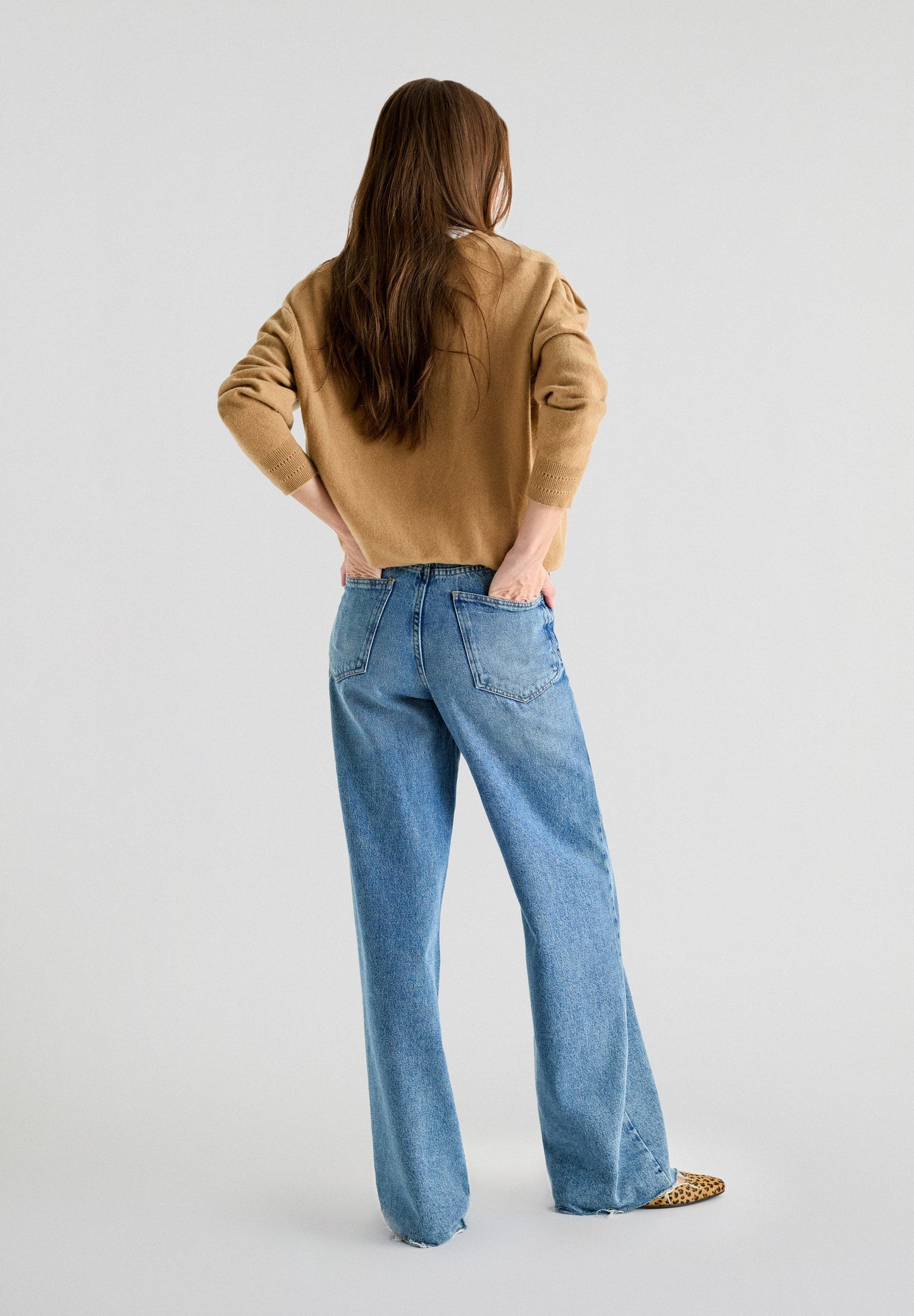 JEANS FULL LENGTH COSTURA