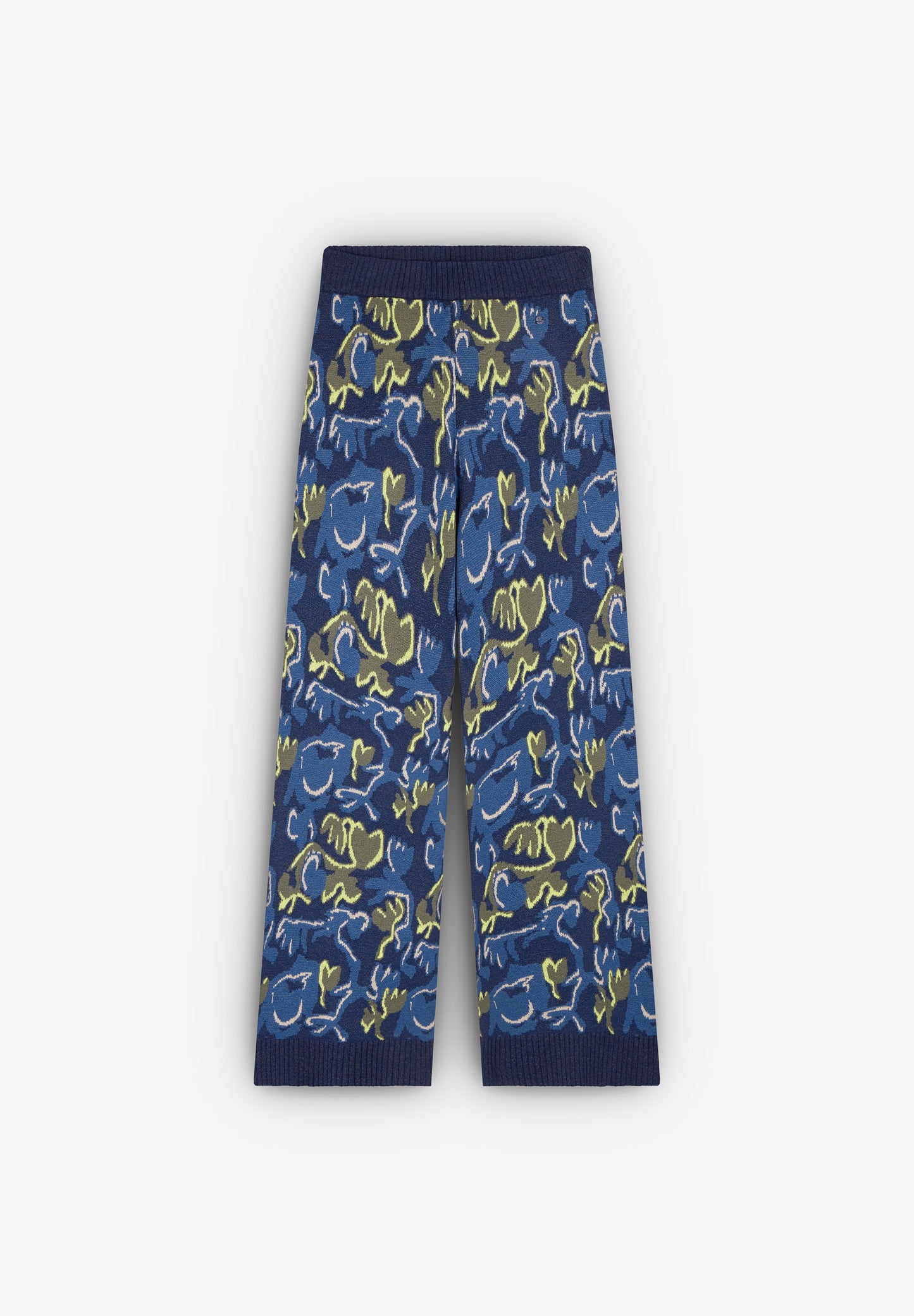 PANTALÓN PUNTO FLORES