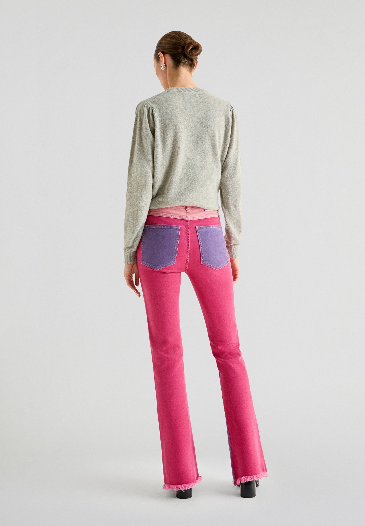 JEANS BOOTCUT COLOUR BLOCK