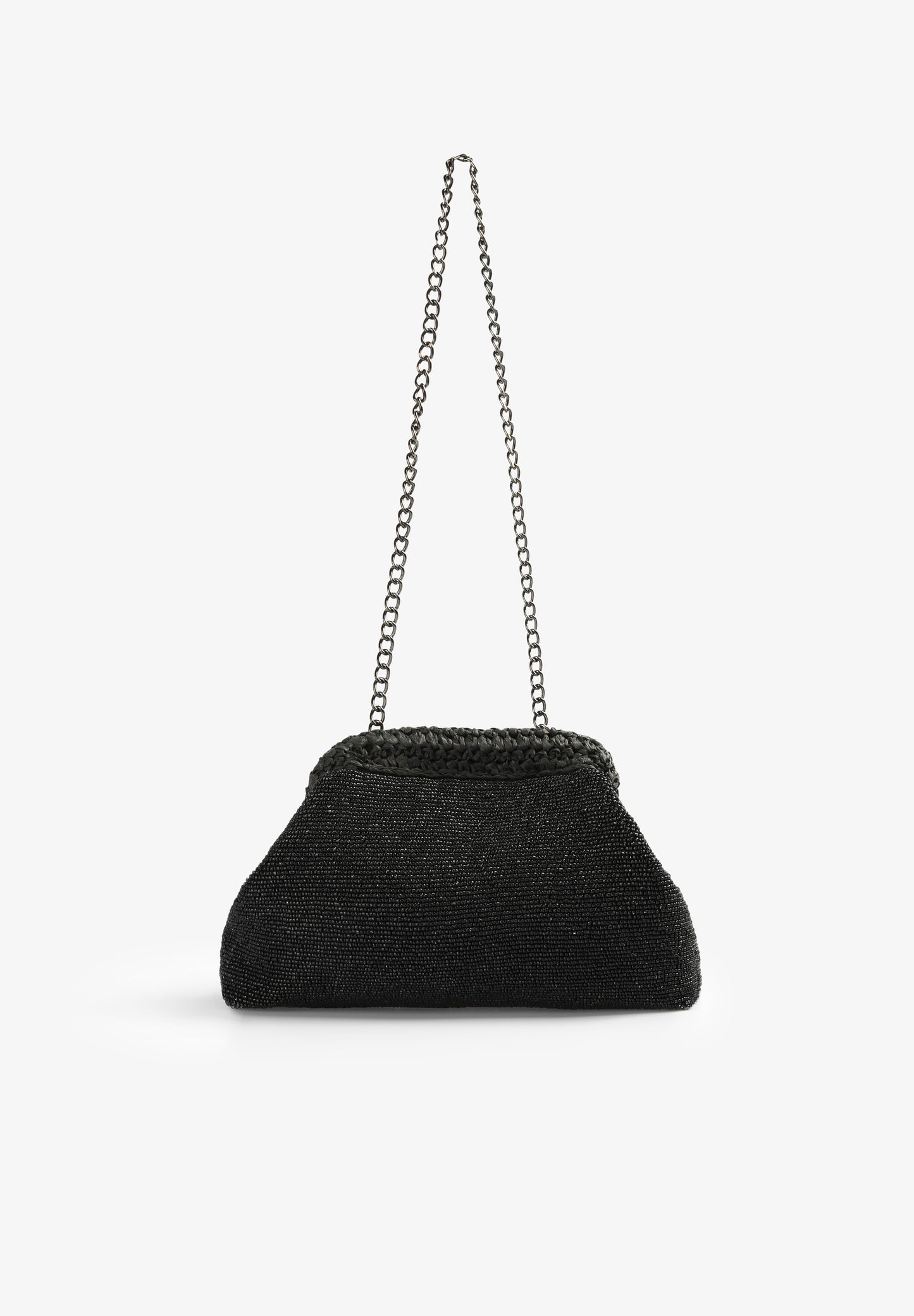 BOLSO CLUTCH CROCHET ABALORIOS