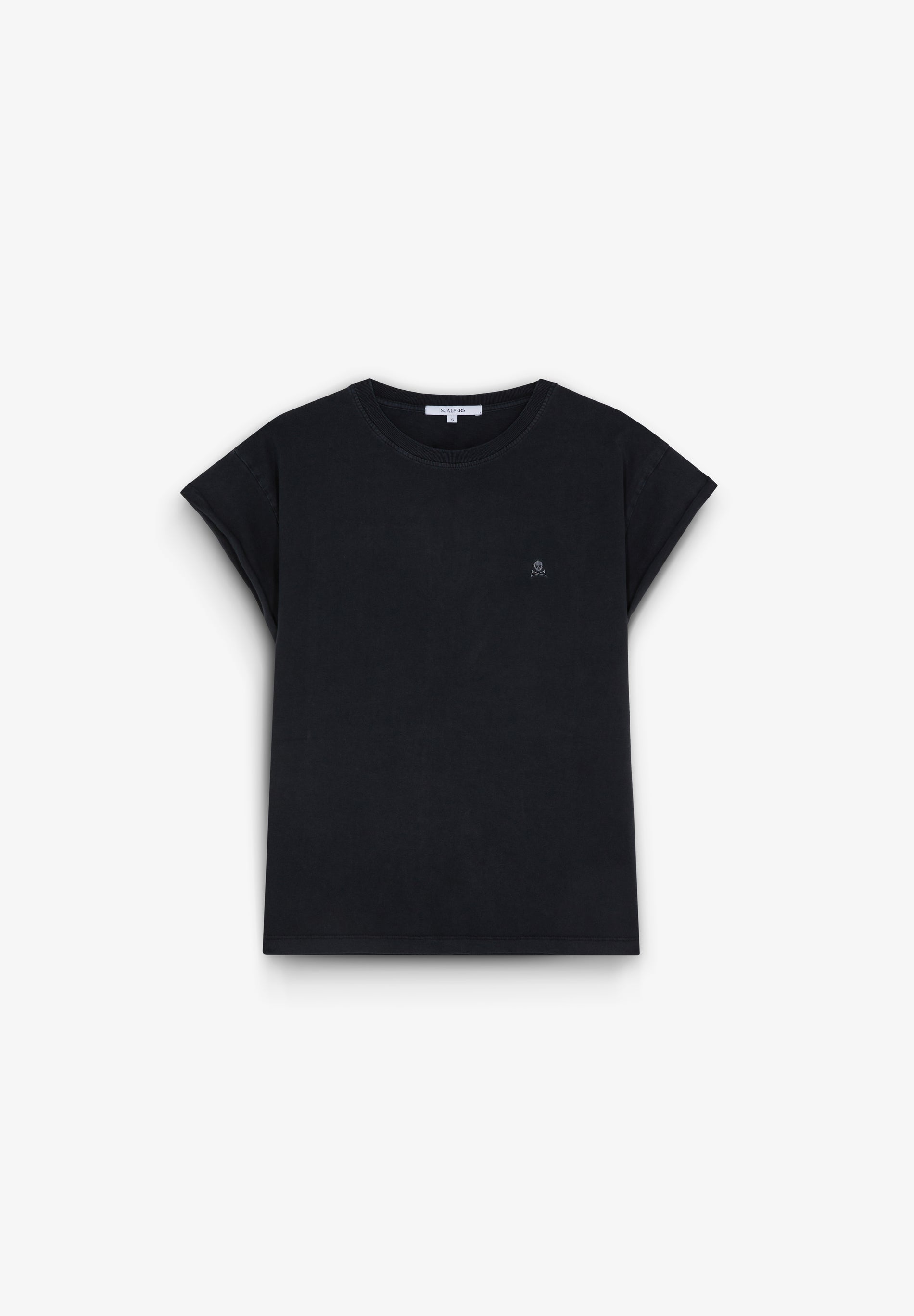 CAMISETA CALAVERA BORDADA - Scalpers