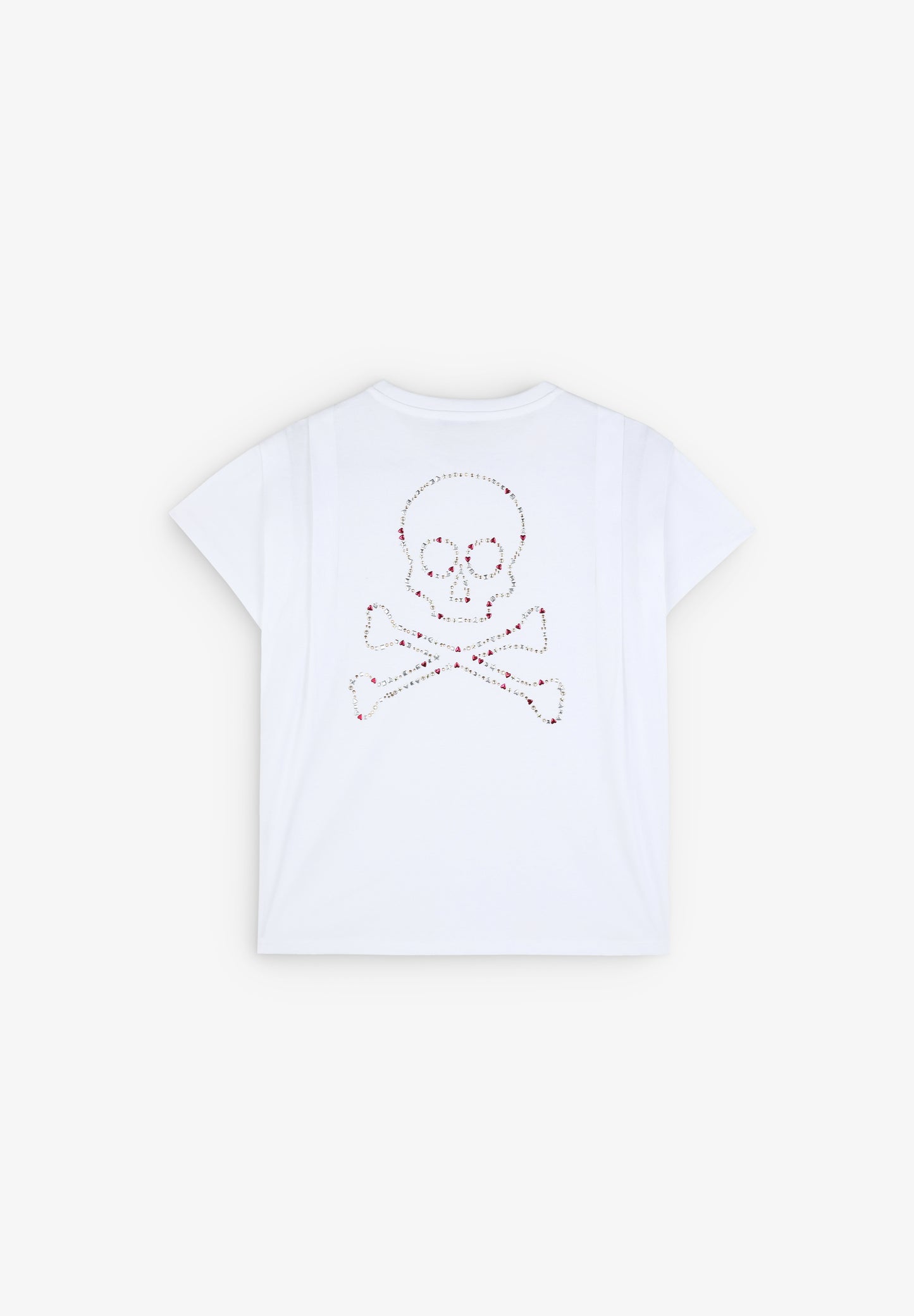 CAMISETA PLIEGUE CALAVERA TACHUELAS