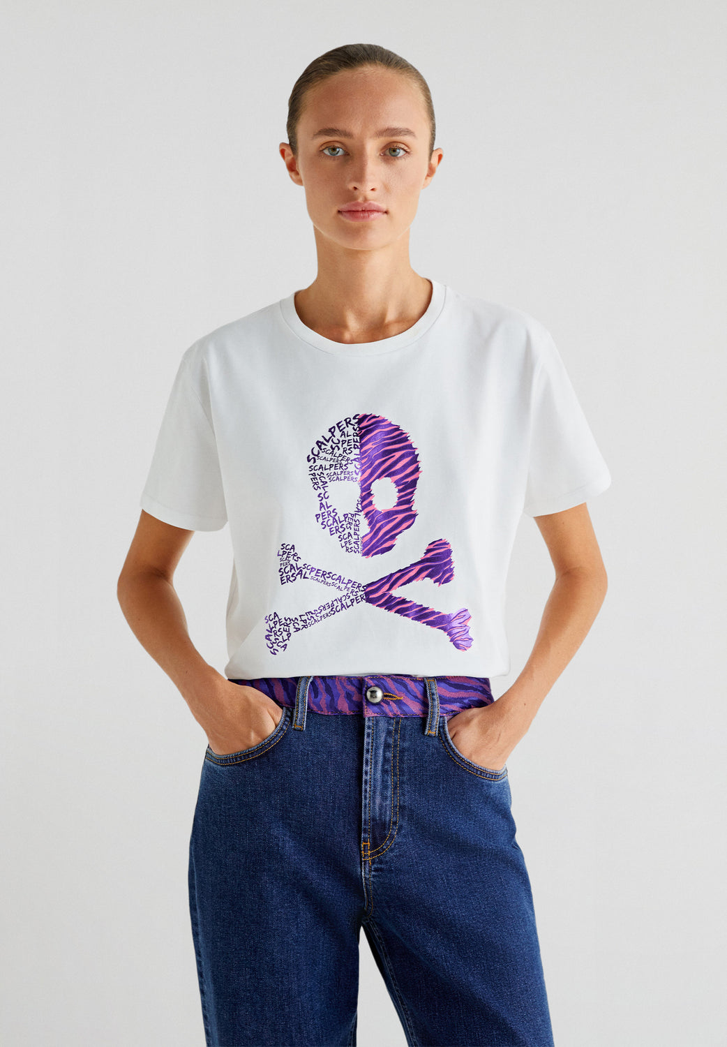 Calavera Scalpers Camisa Scalpers Niño Calavera Camisa Scalper