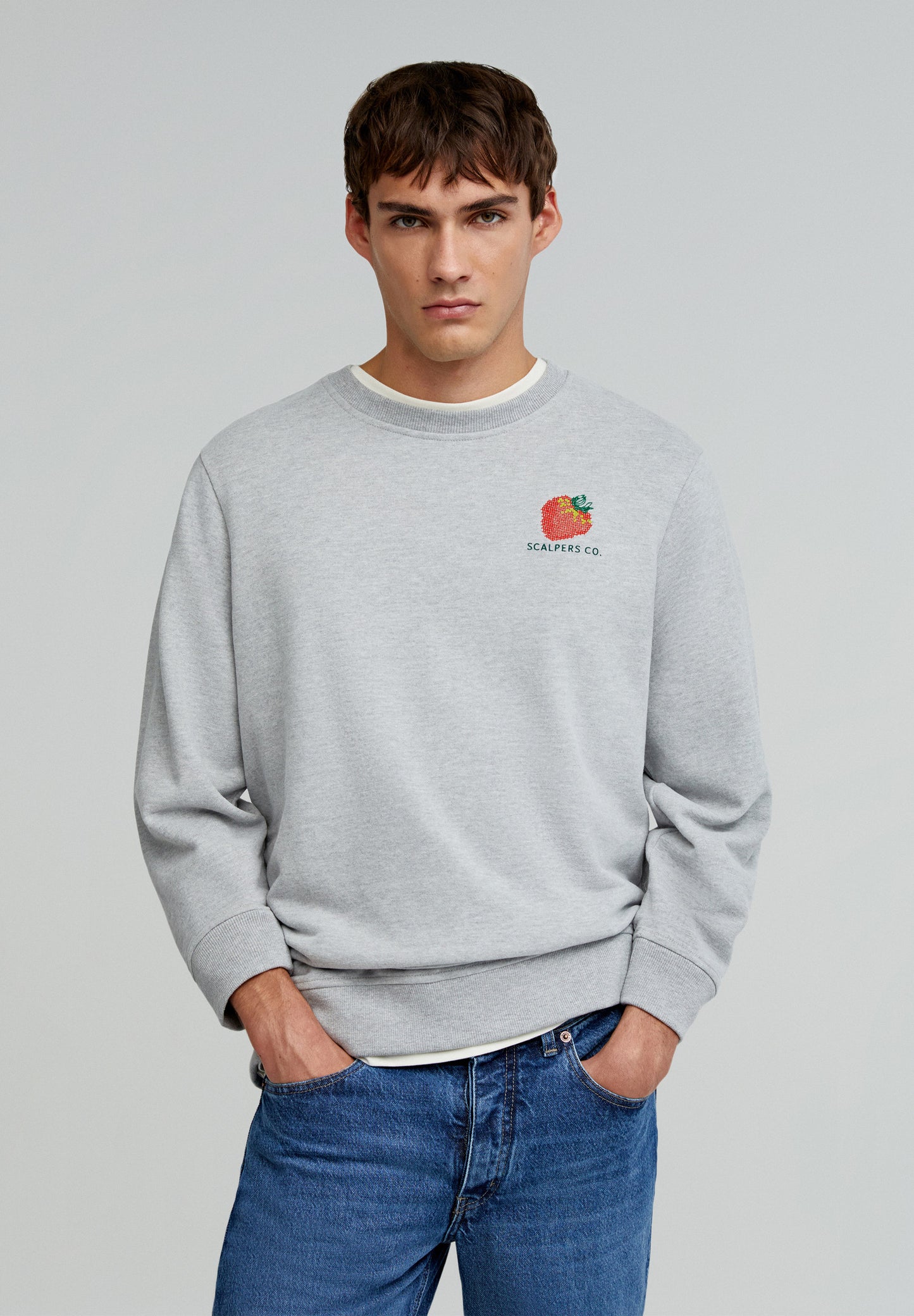 SUDADERA BORDADO FRUTAS