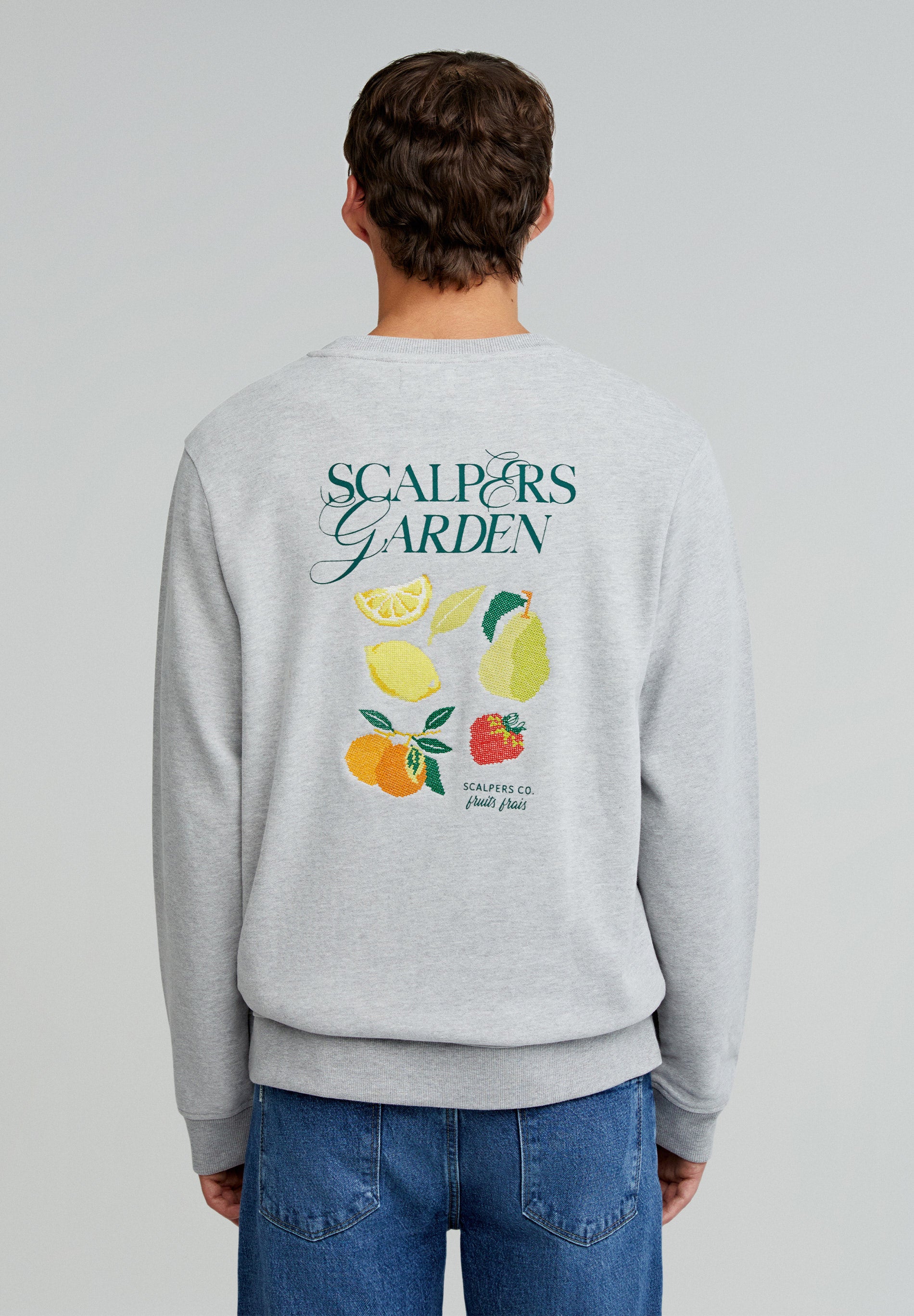 SUDADERA BORDADO FRUTAS