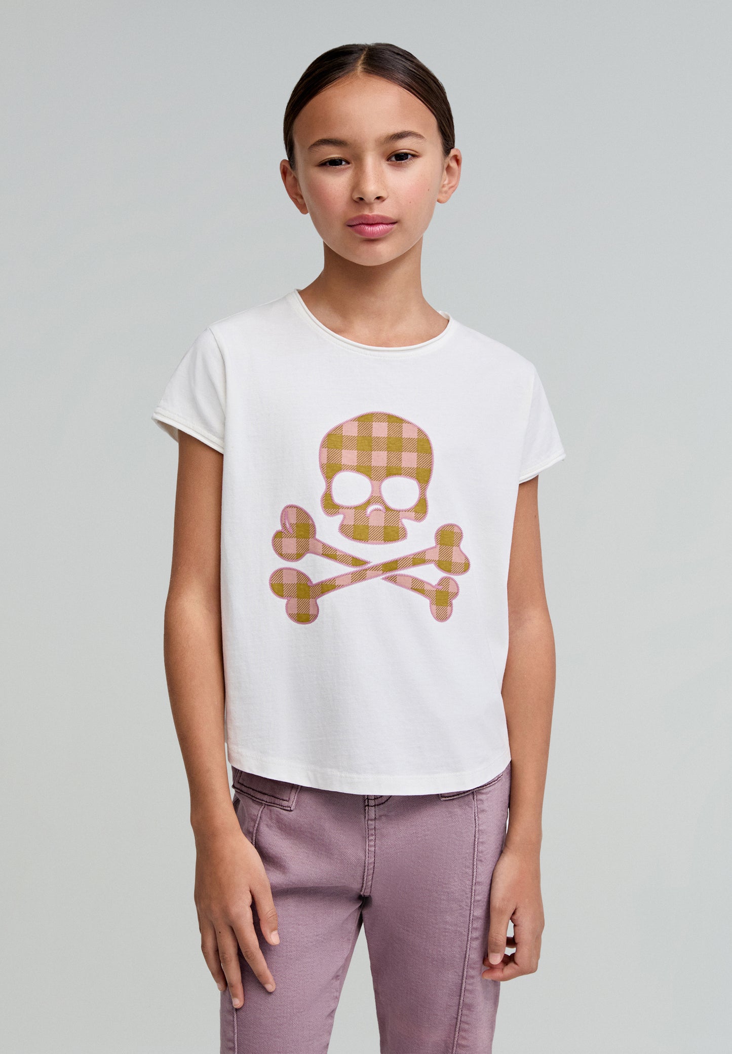 CAMISETA CALAVERA VICHY