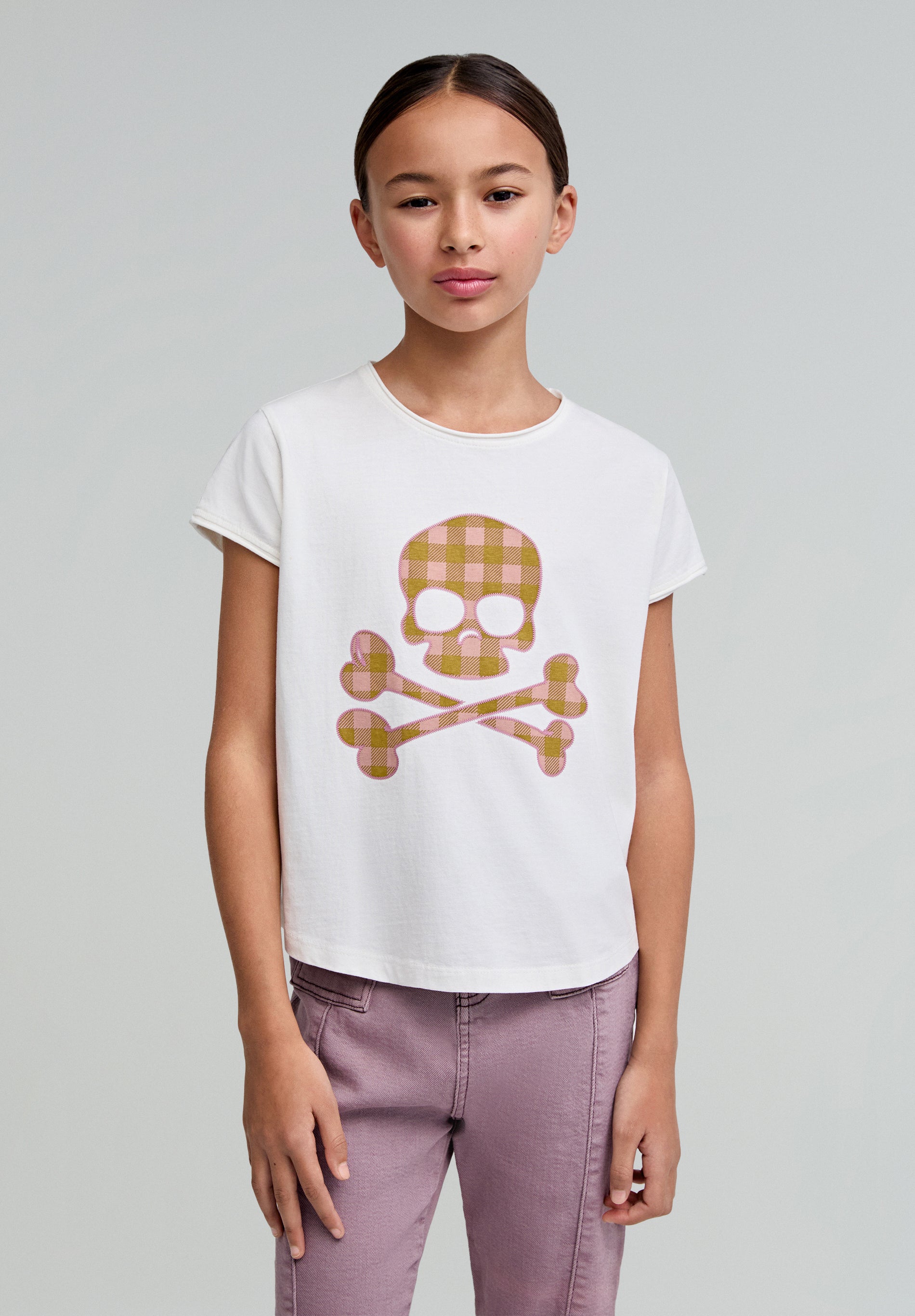 CAMISETA CALAVERA VICHY