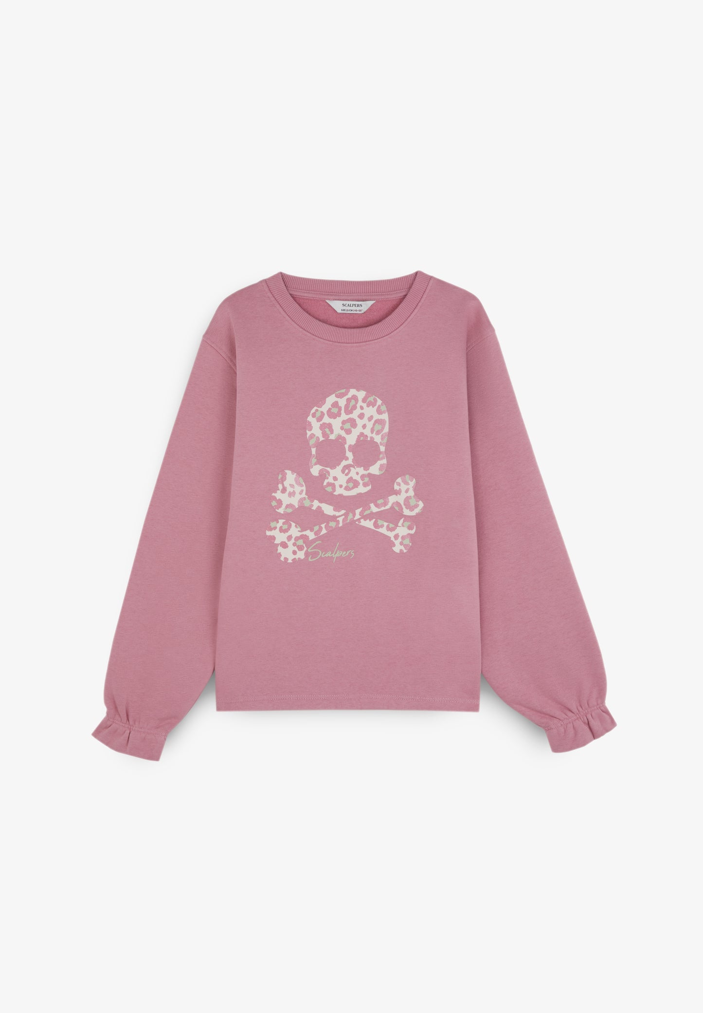 SUDADERA CALAVERA MANGA FRUNCE