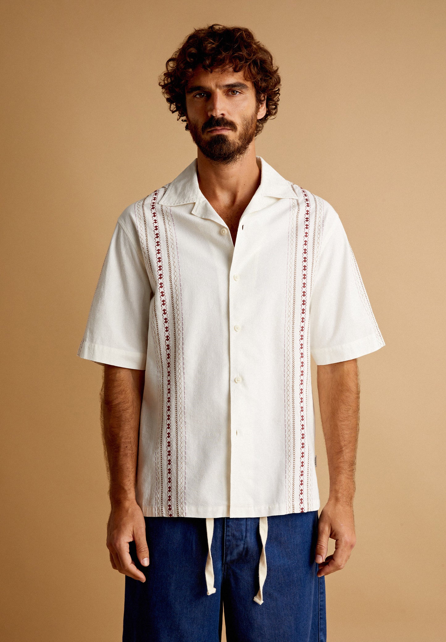 CAMISA RESORT BORDADOS