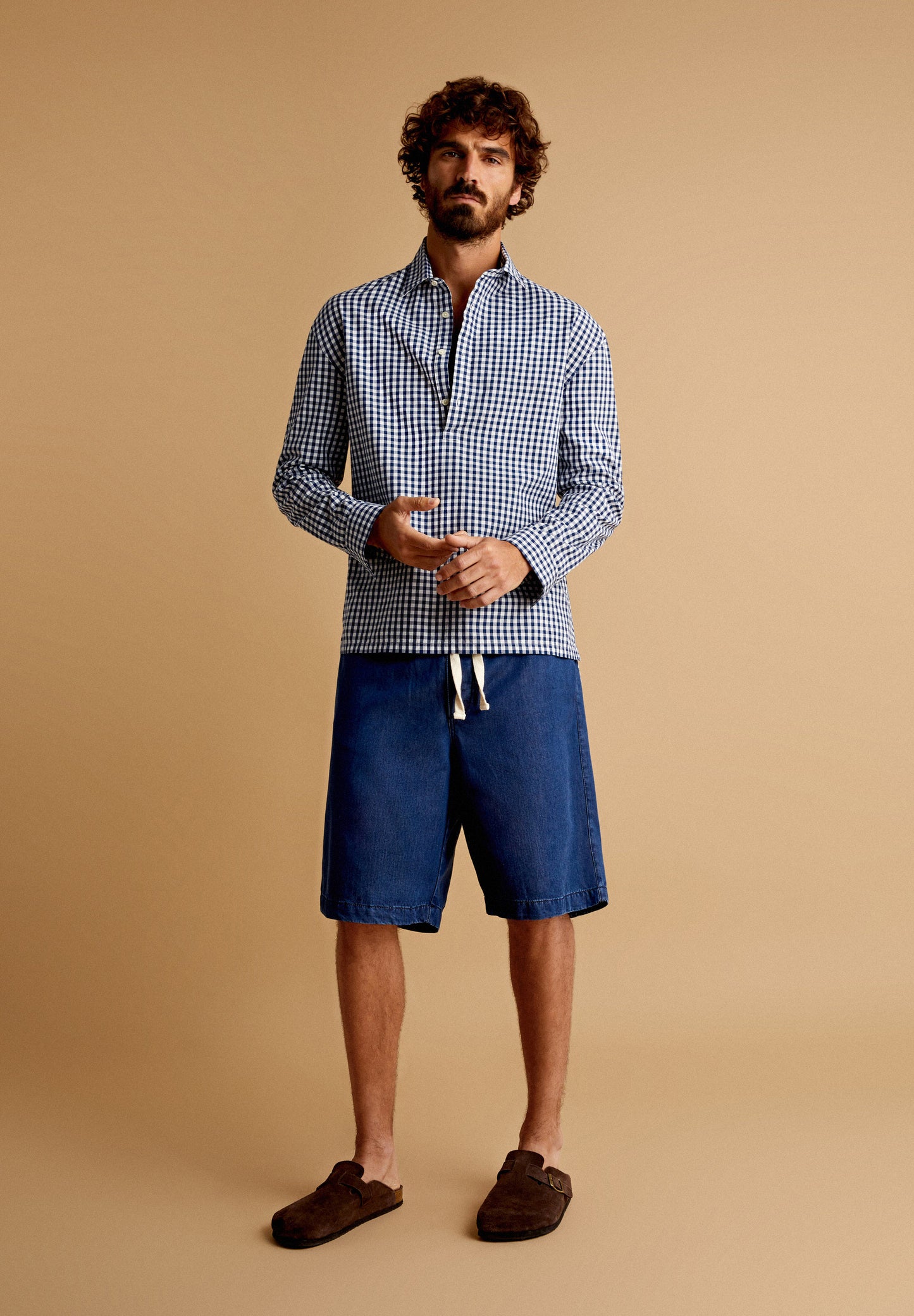 CAMISA POLERA RESORT VICHY