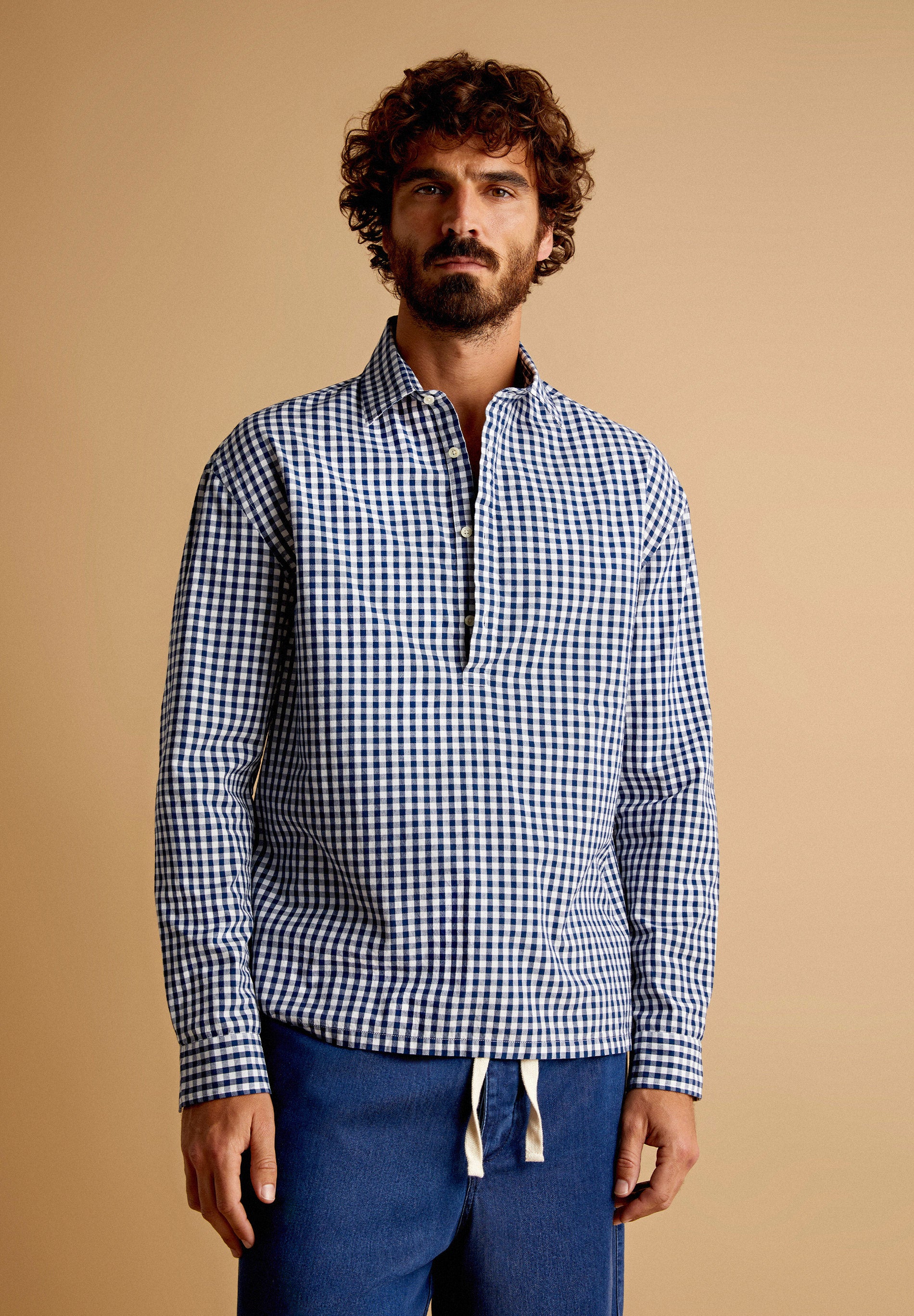 CAMISA POLERA RESORT VICHY