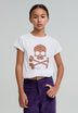 CAMISETA CALAVERA ANIMAL PRINT