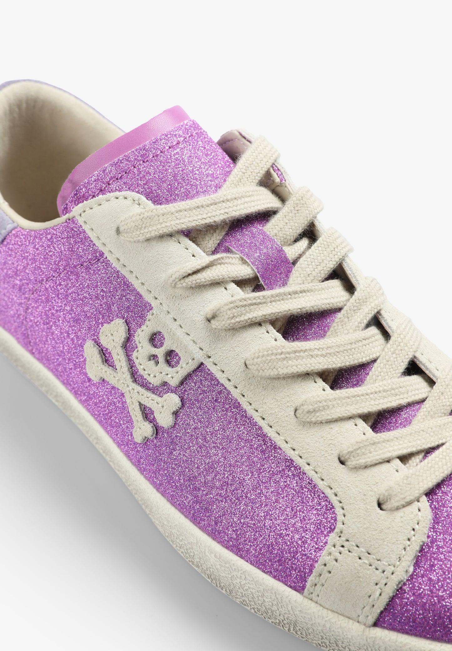 SNEAKERS BAJAS GLITTER CALAVERA