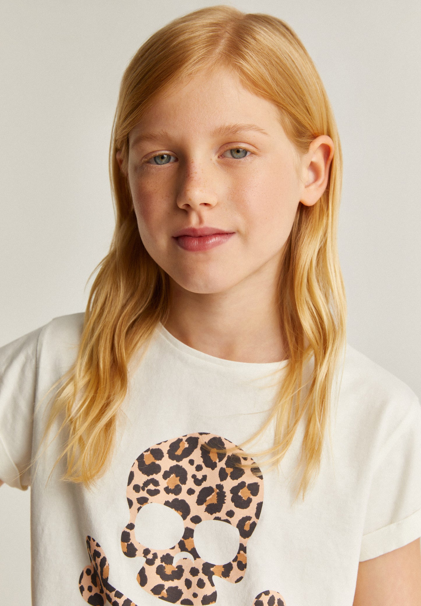 CAMISETA CALAVERA ANIMAL PRINT