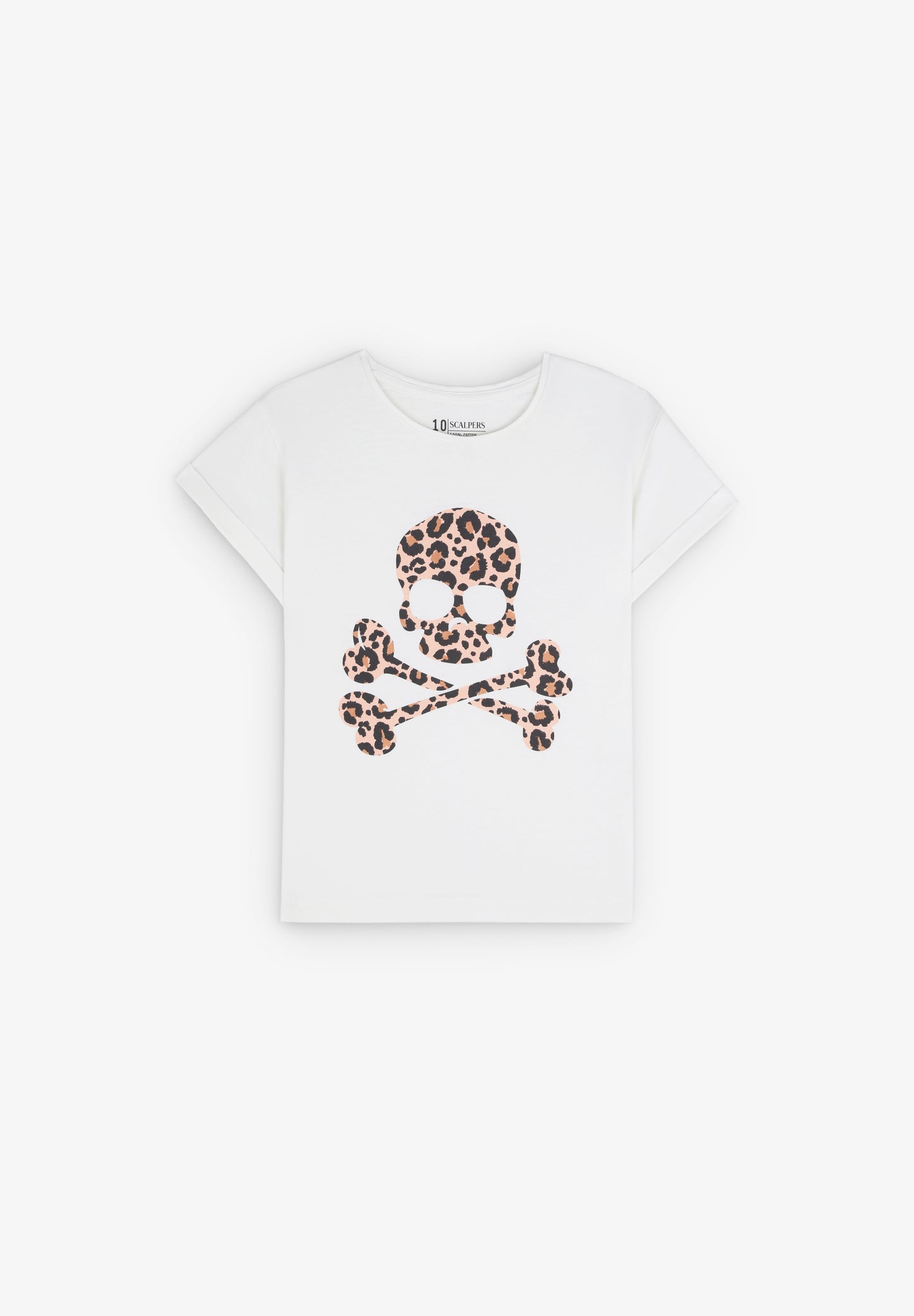 CAMISETA CALAVERA ANIMAL PRINT