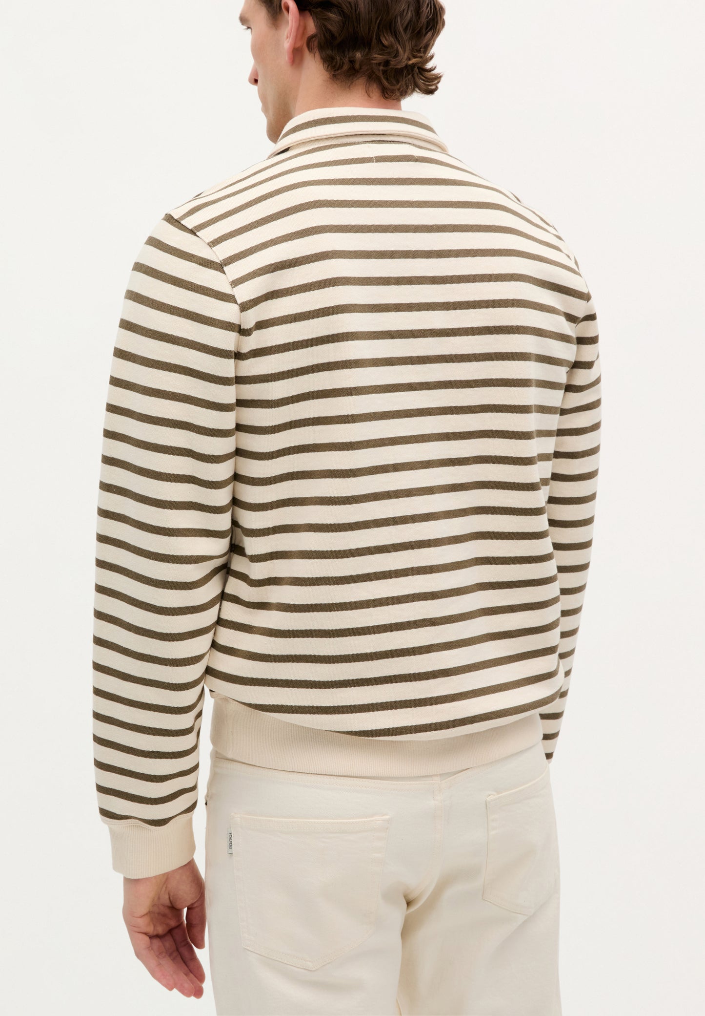 STRIPES ZIPPER SWEATER