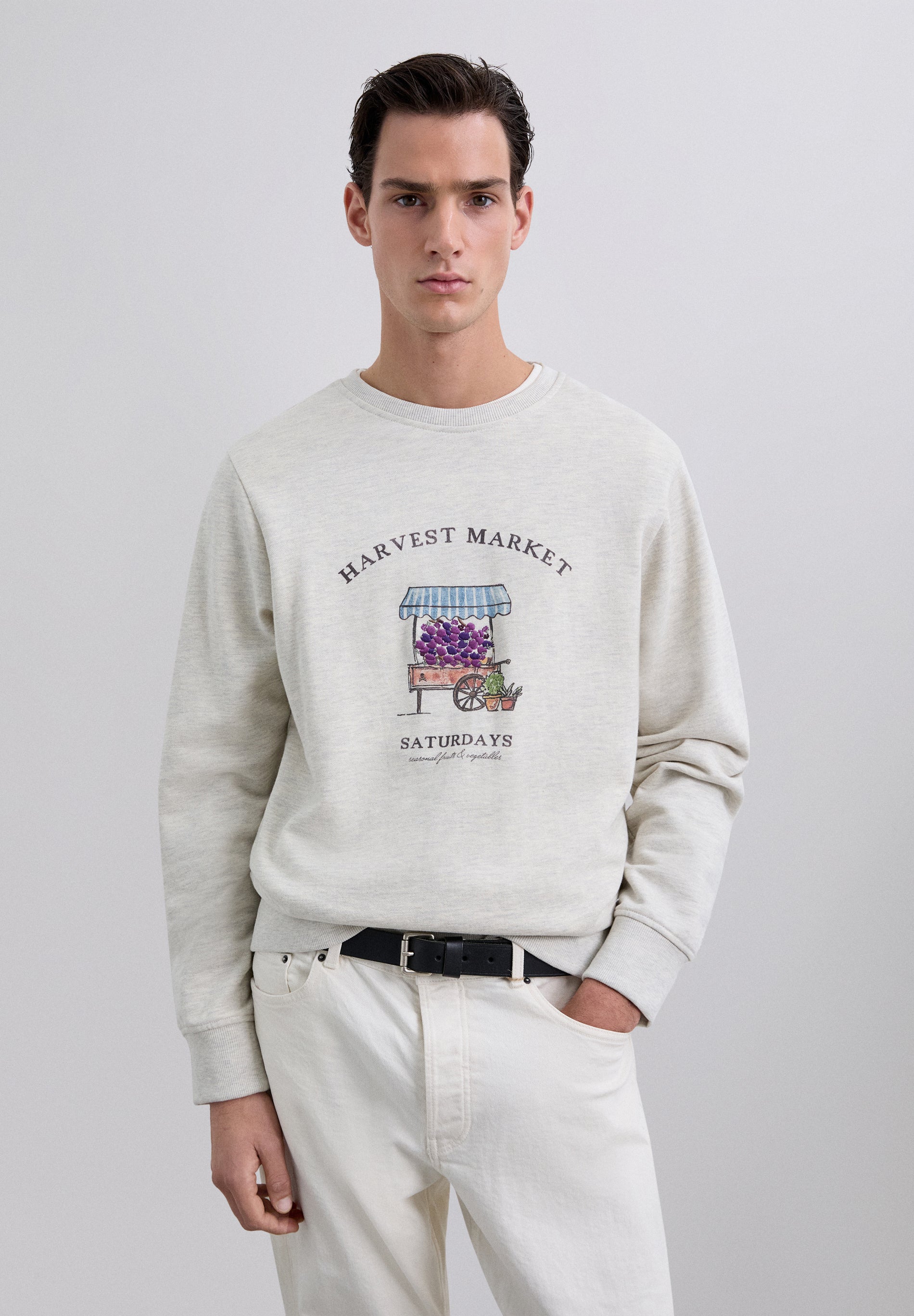 SUDADERA MOTIVOS BORDADO