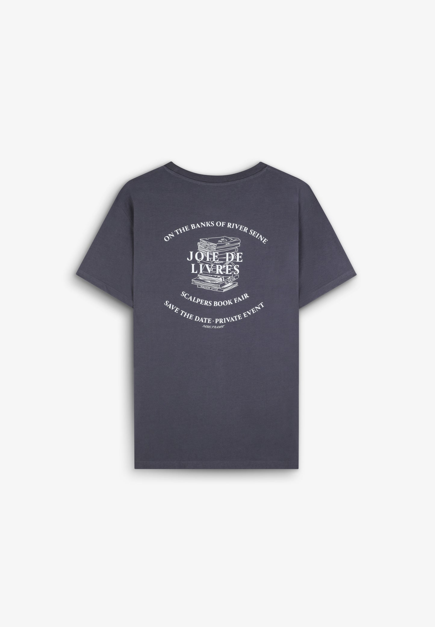 CAMISETA PRINT TRASERO LIBROS