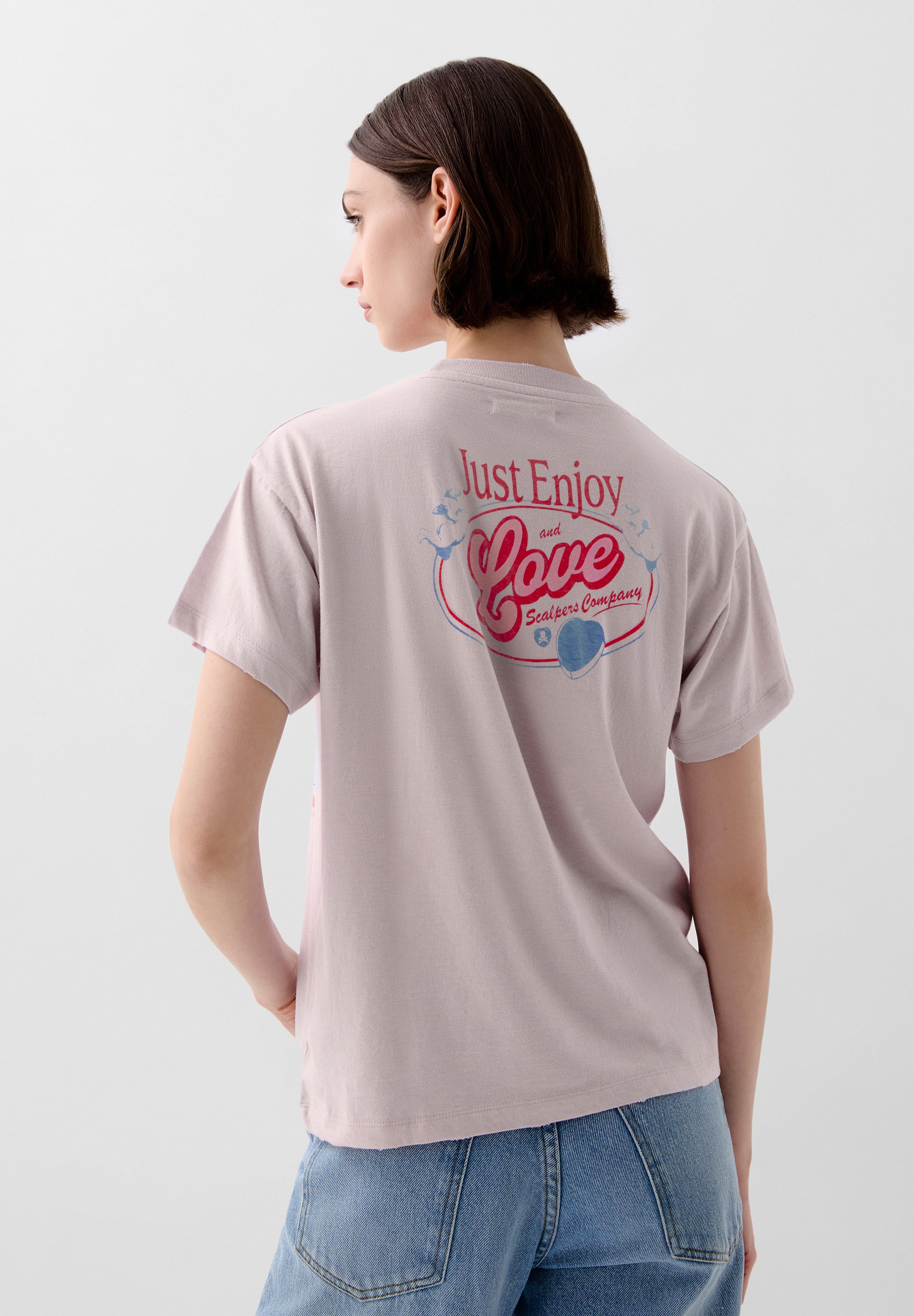 CAMISETA PRINT TRASERO LOVE