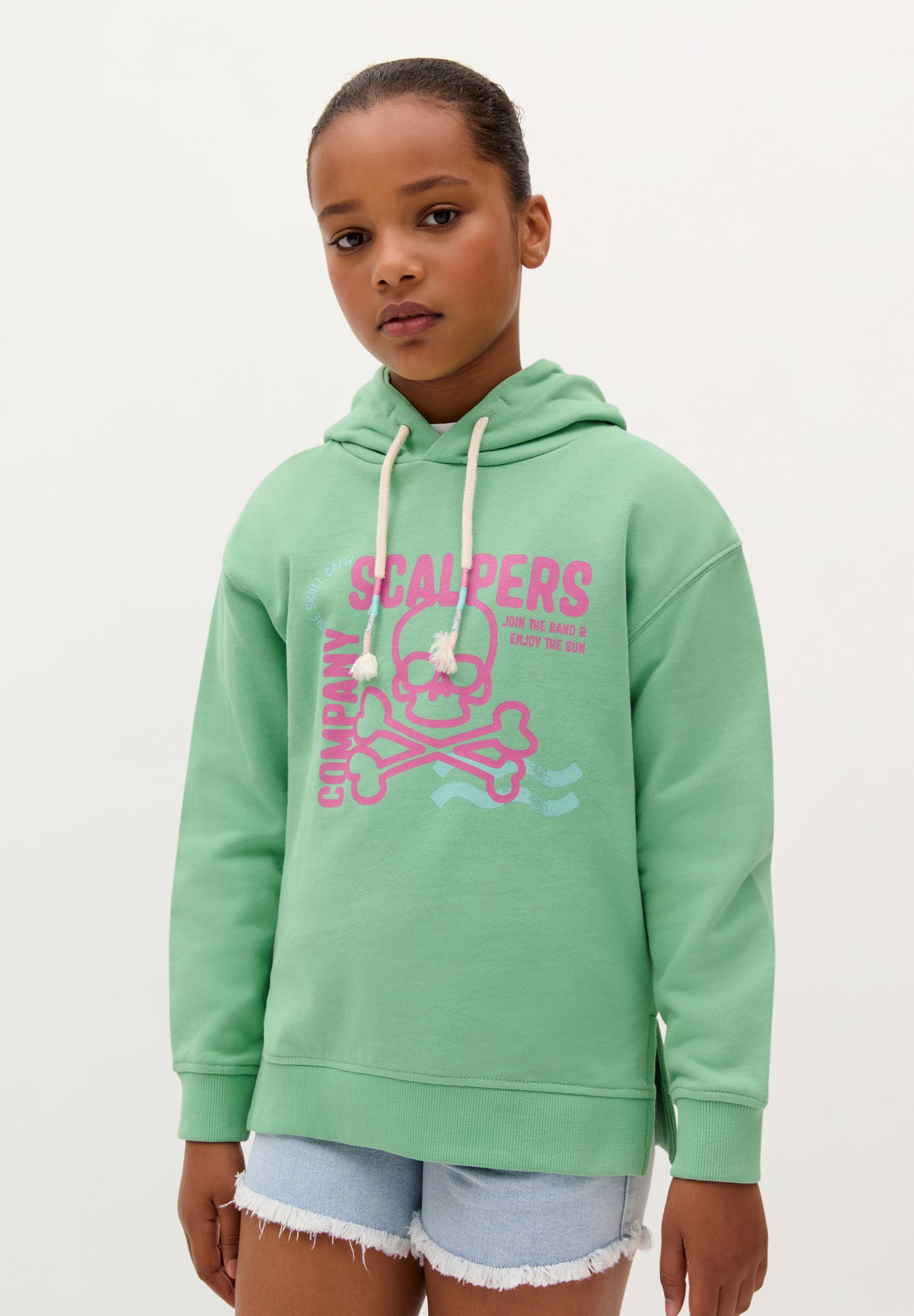 SUDADERA PRINT FRONTAL CALAVERA
