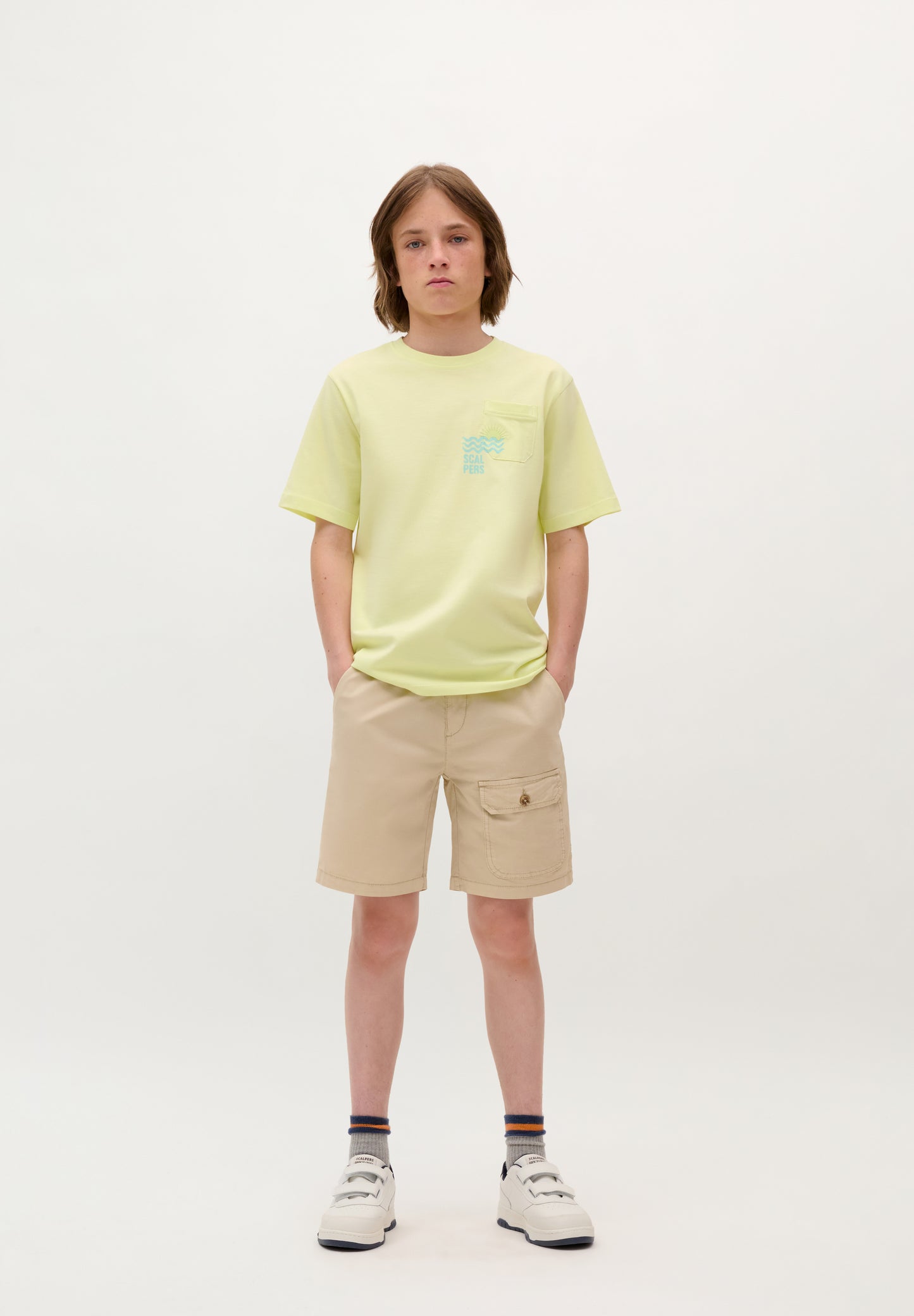 SCSUNSET POCKET TEE KIDS