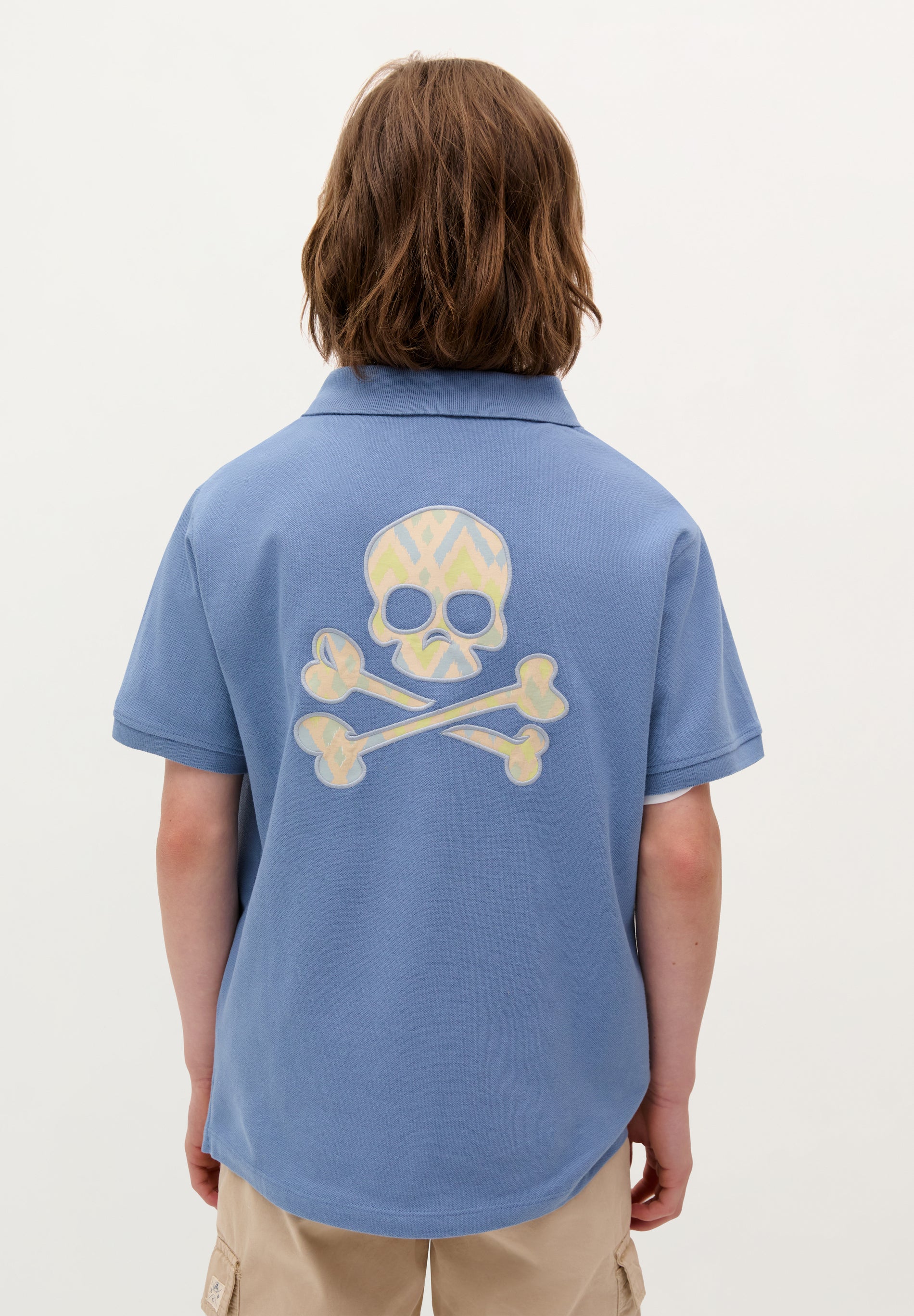 POLO CALAVERA PRINT TRASERO