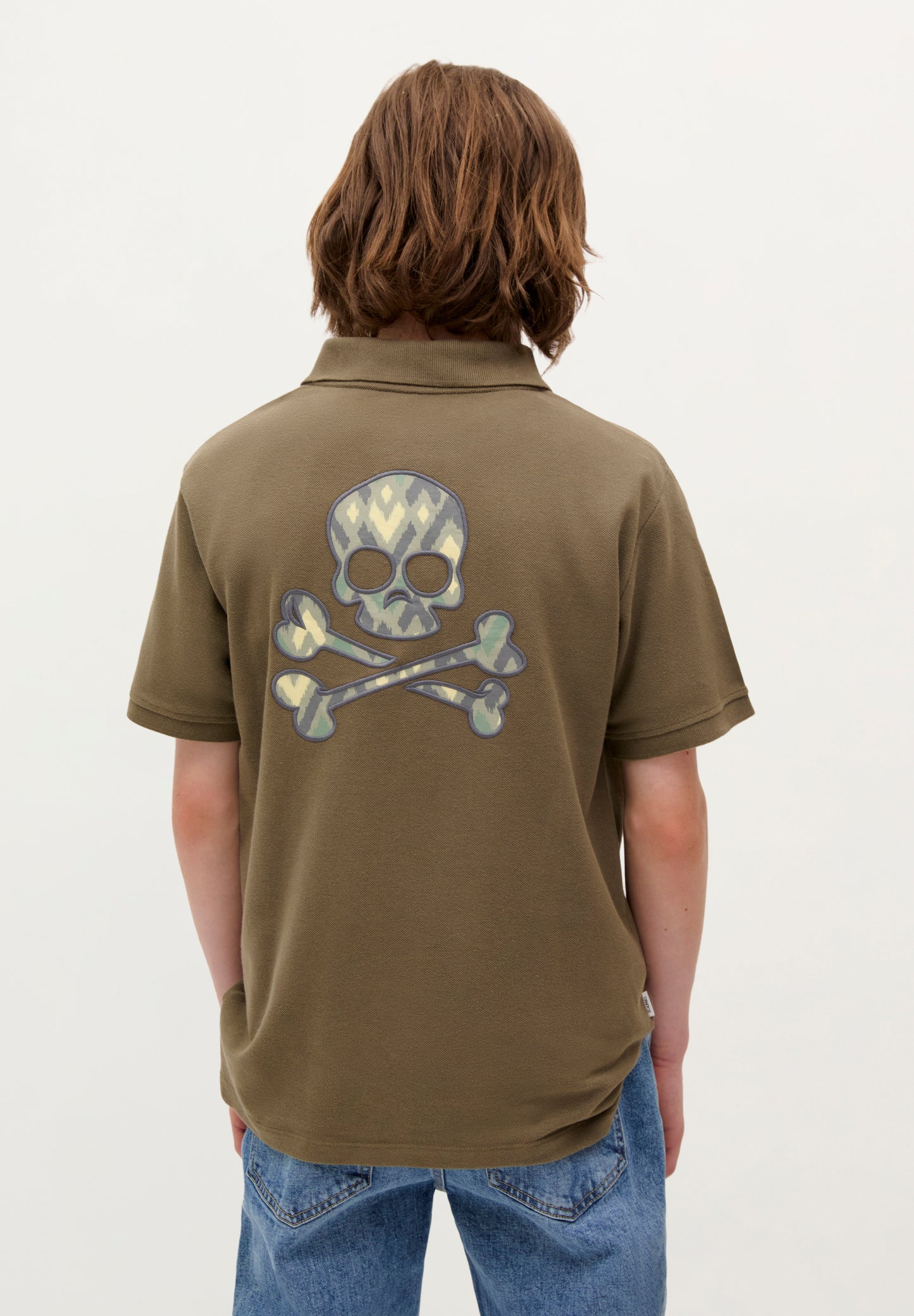 POLO CALAVERA PRINT TRASERO