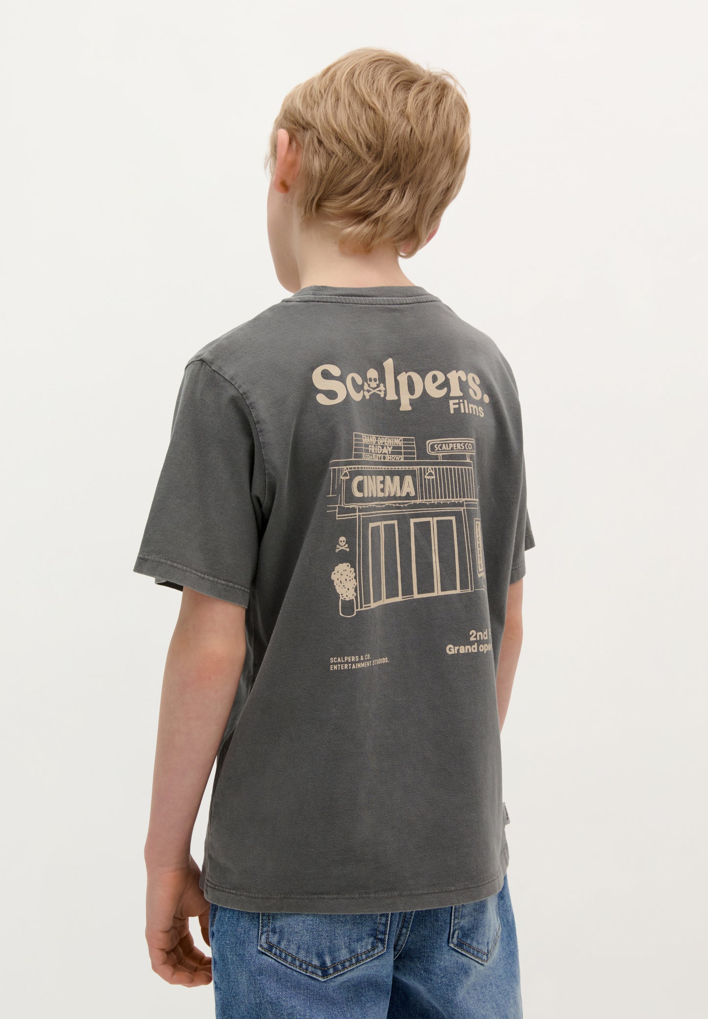 CAMISETA LAVADA PRINT CINEMA