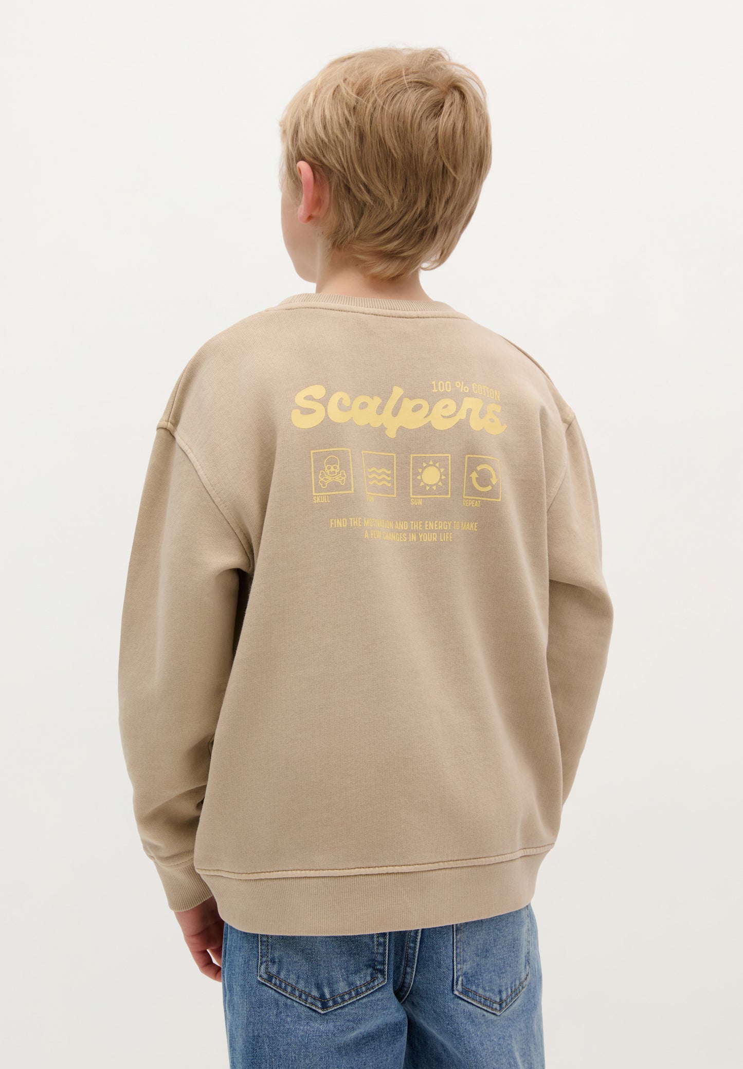 SUDADERA MOTIVO ESTAMPADA