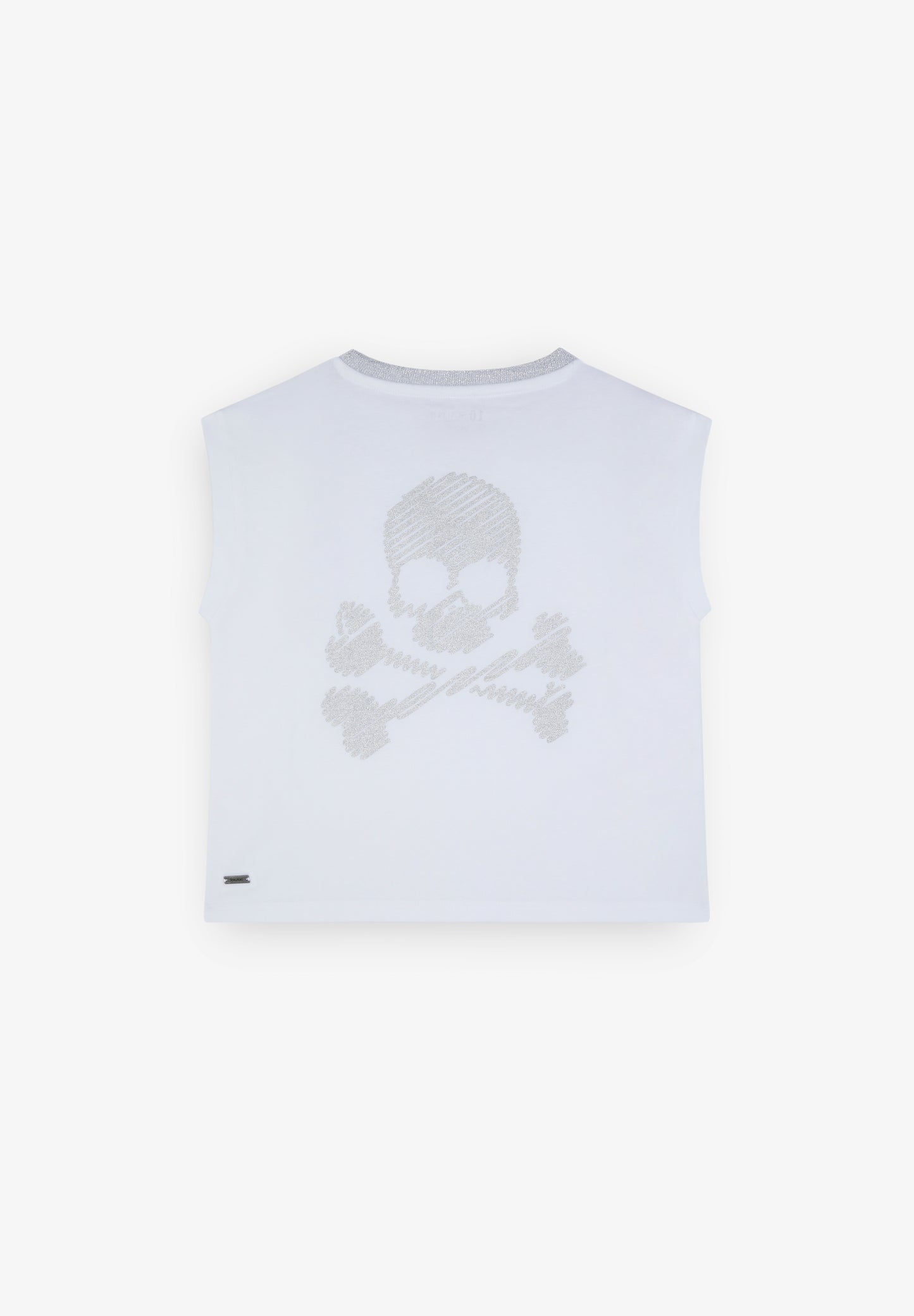 SCGLITTER SKULL TEE GIRLS