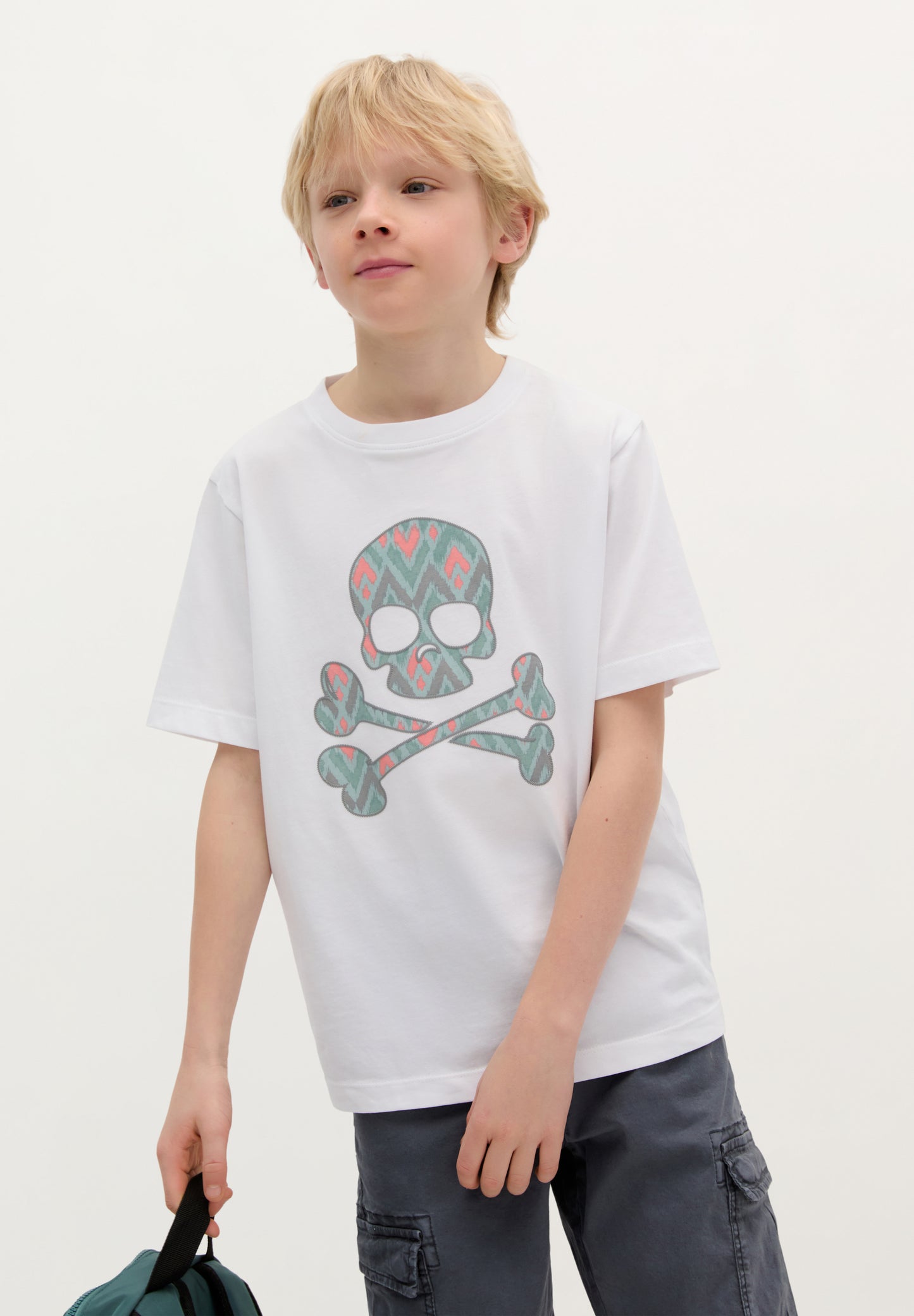 CAMISETA CALAVERA IKAT