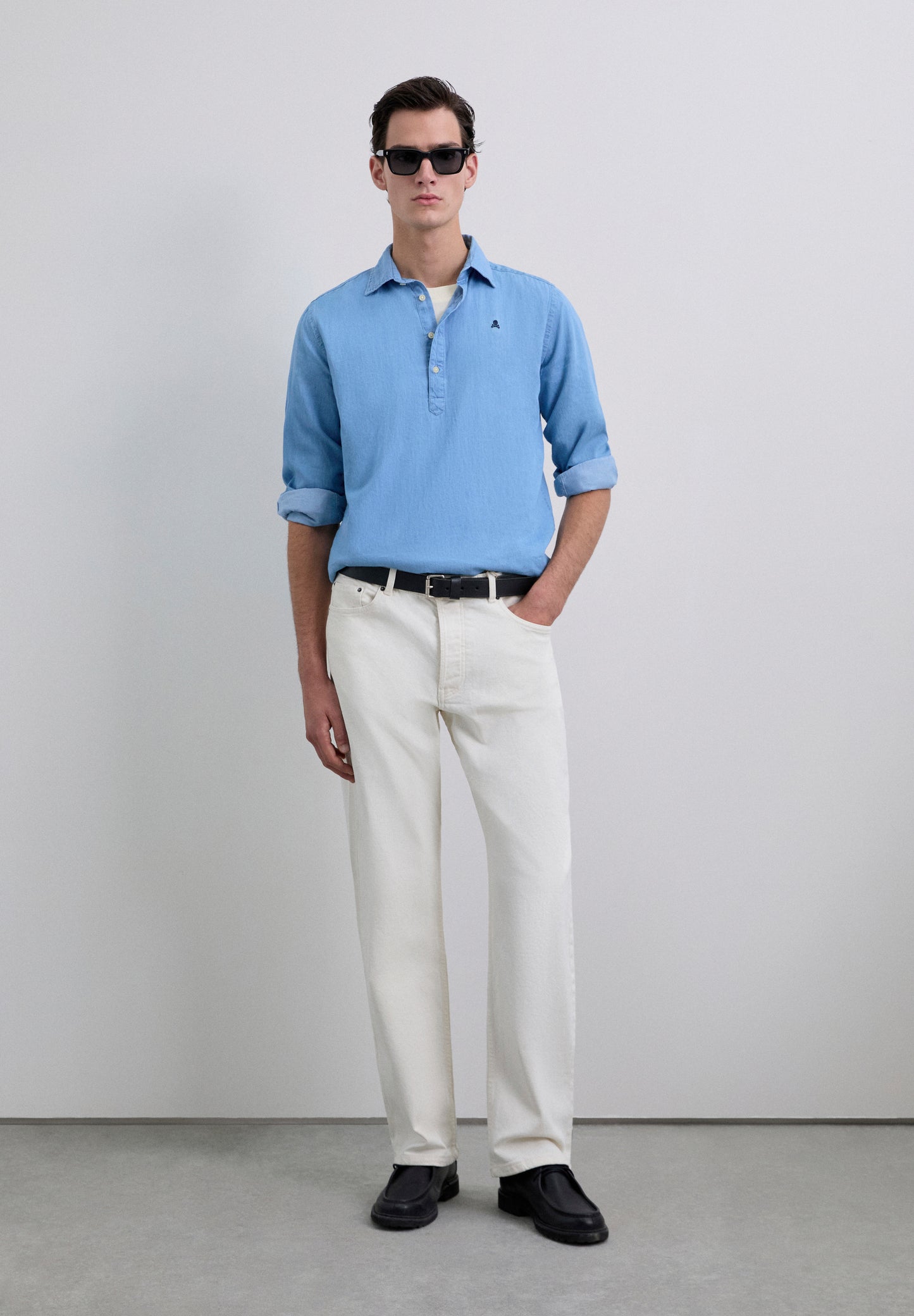 CAMISA POLERA DENIM