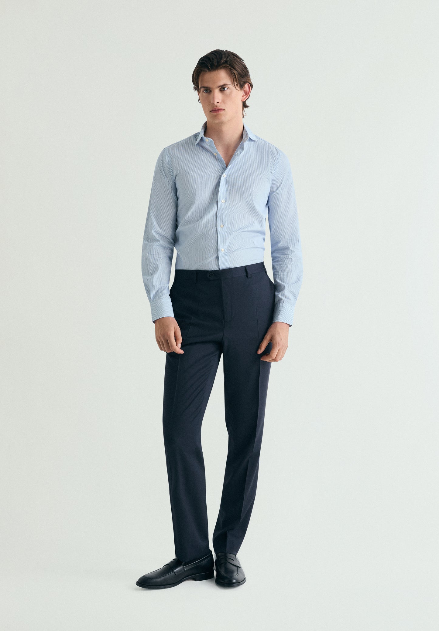 CAMISA VESTIR PREMIUM MICRORAYA
