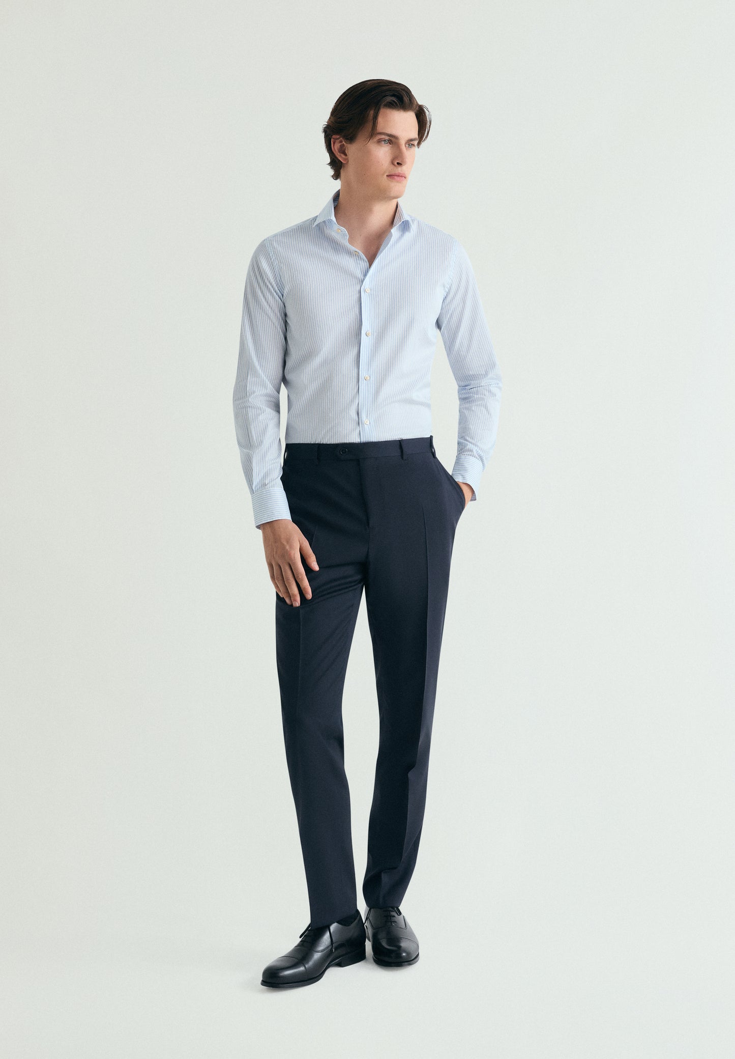 CAMISA VESTIR PREMIUM MICRORAYA