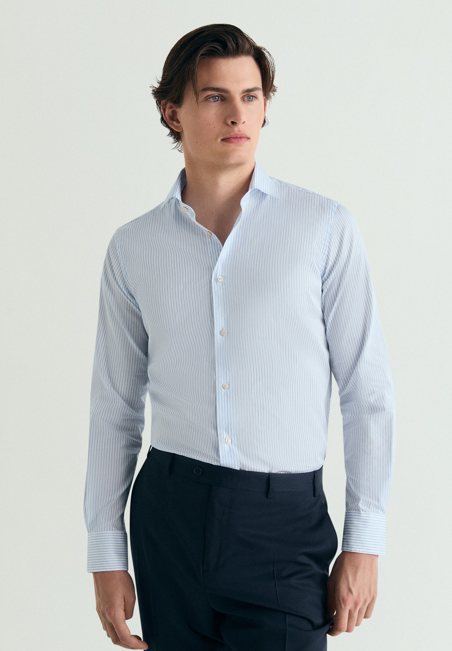 CAMISA VESTIR PREMIUM MICRORAYA