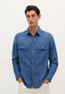 CAMISA BOLSILLOS DENIM