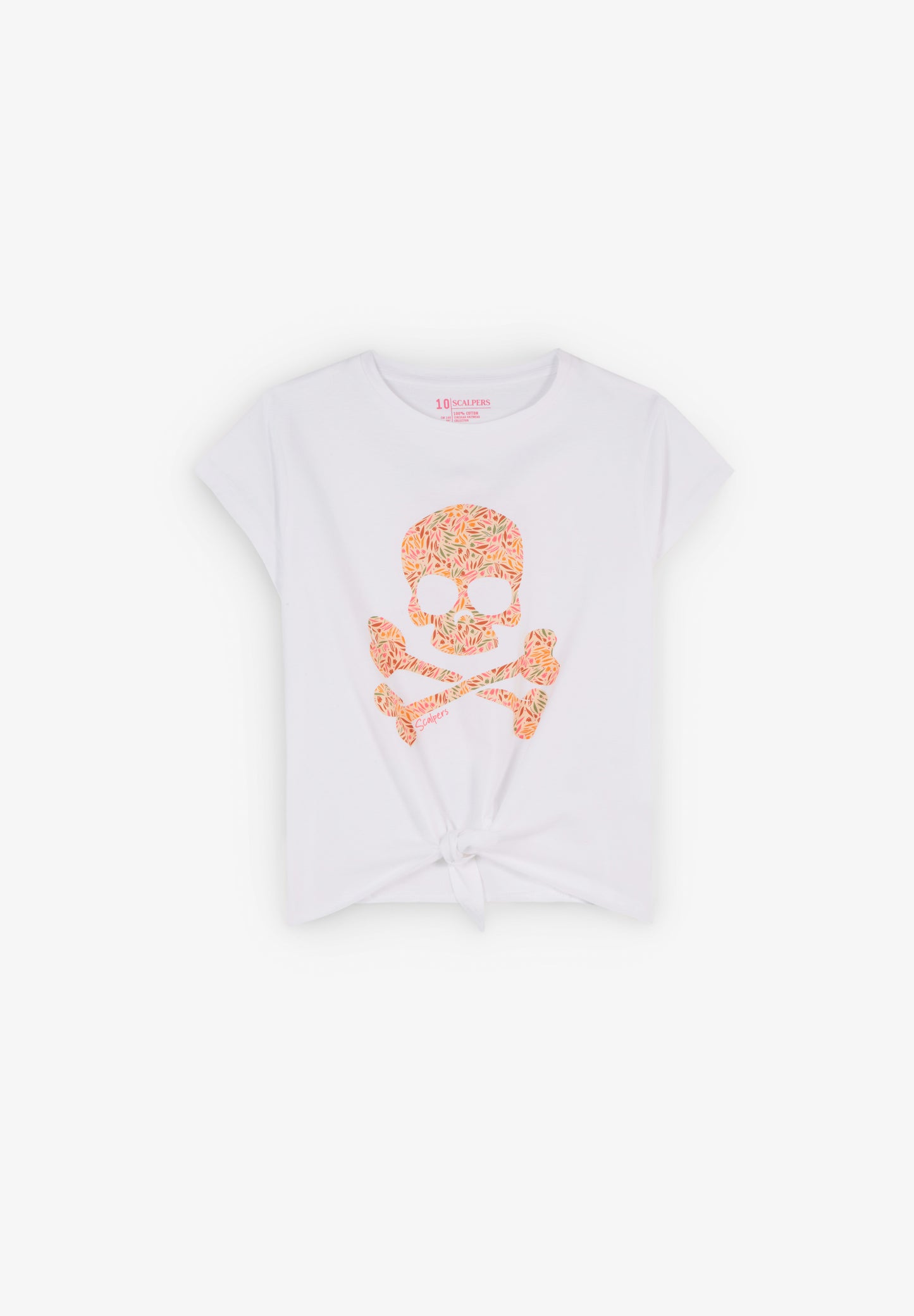 CAMISETA CALAVERA NUDO