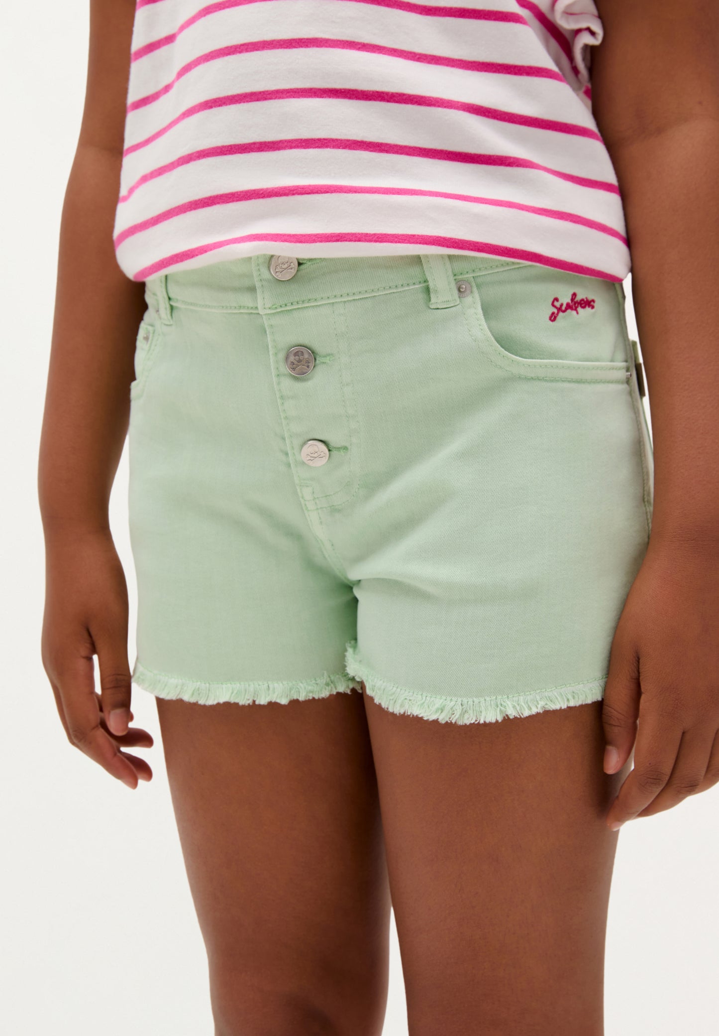 BERMUDA BORDADA FLOR