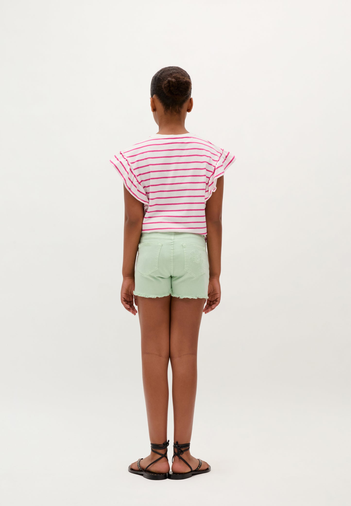 BERMUDA BORDADA FLOR