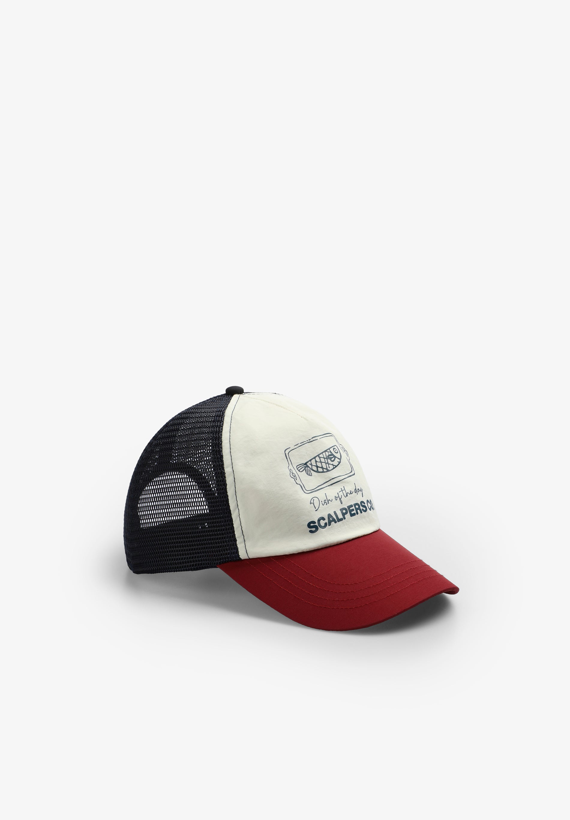 GORRA TRUCKER TRICOLOR MALLA