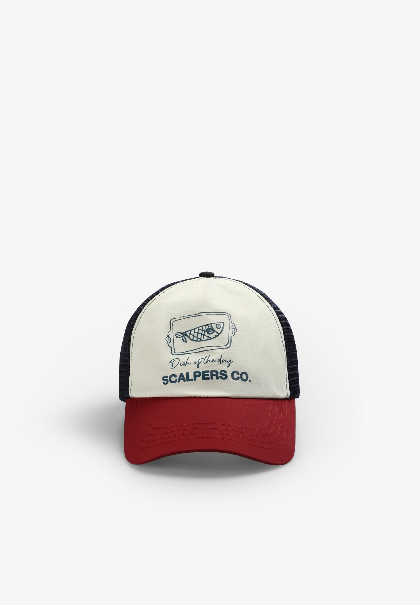 GORRA TRUCKER TRICOLOR MALLA