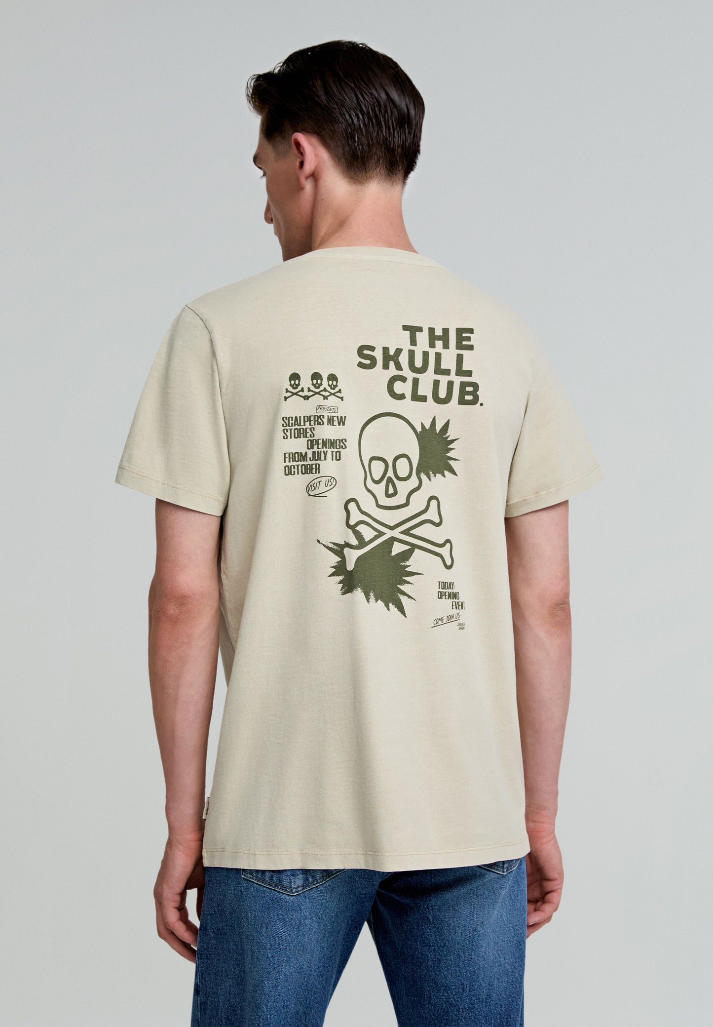 CAMISETA CALAVERA TRASERA