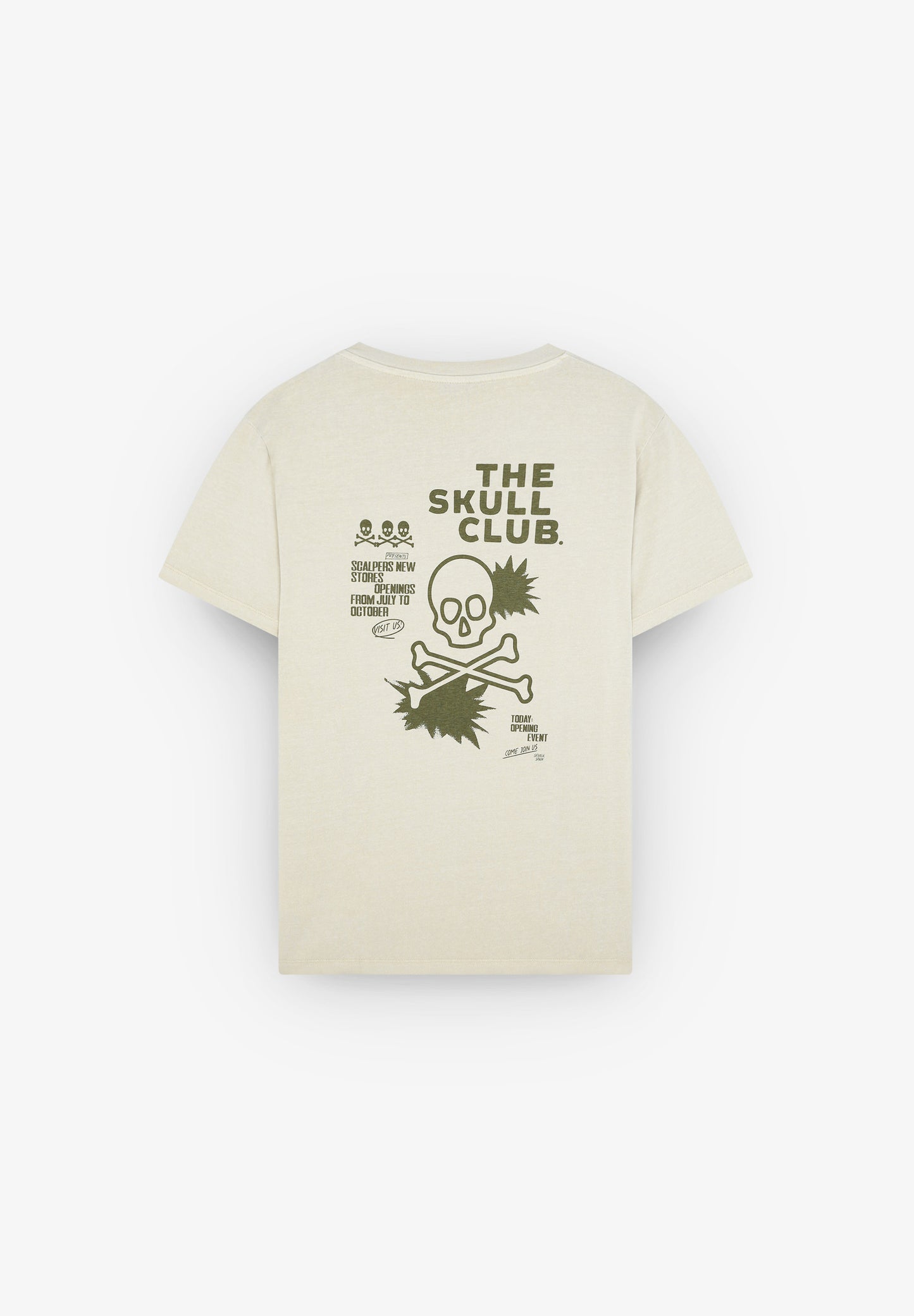 CAMISETA CALAVERA TRASERA