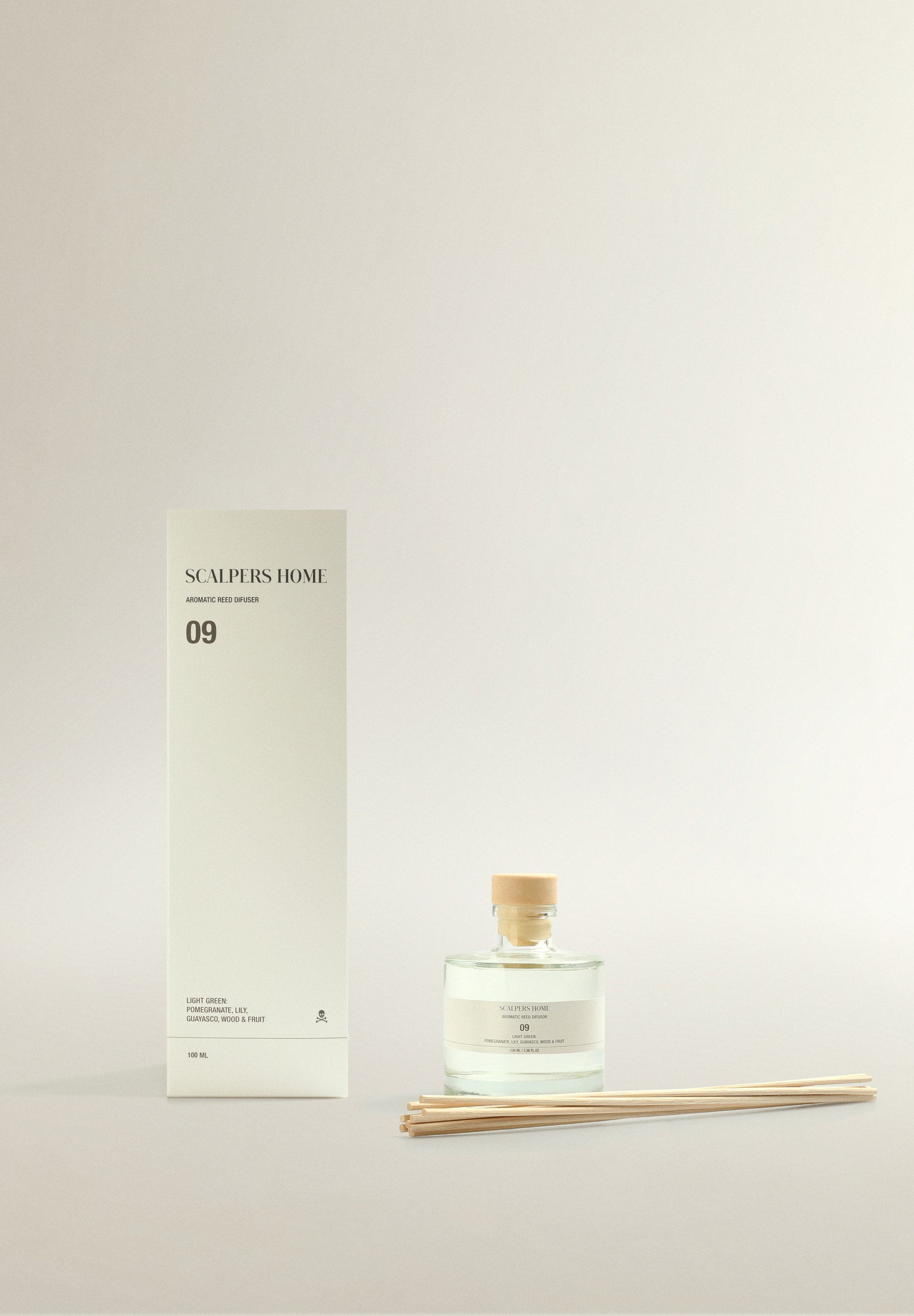 DIFUSOR MIKADO 09 100ML LIGHT GREEN - Scalpers