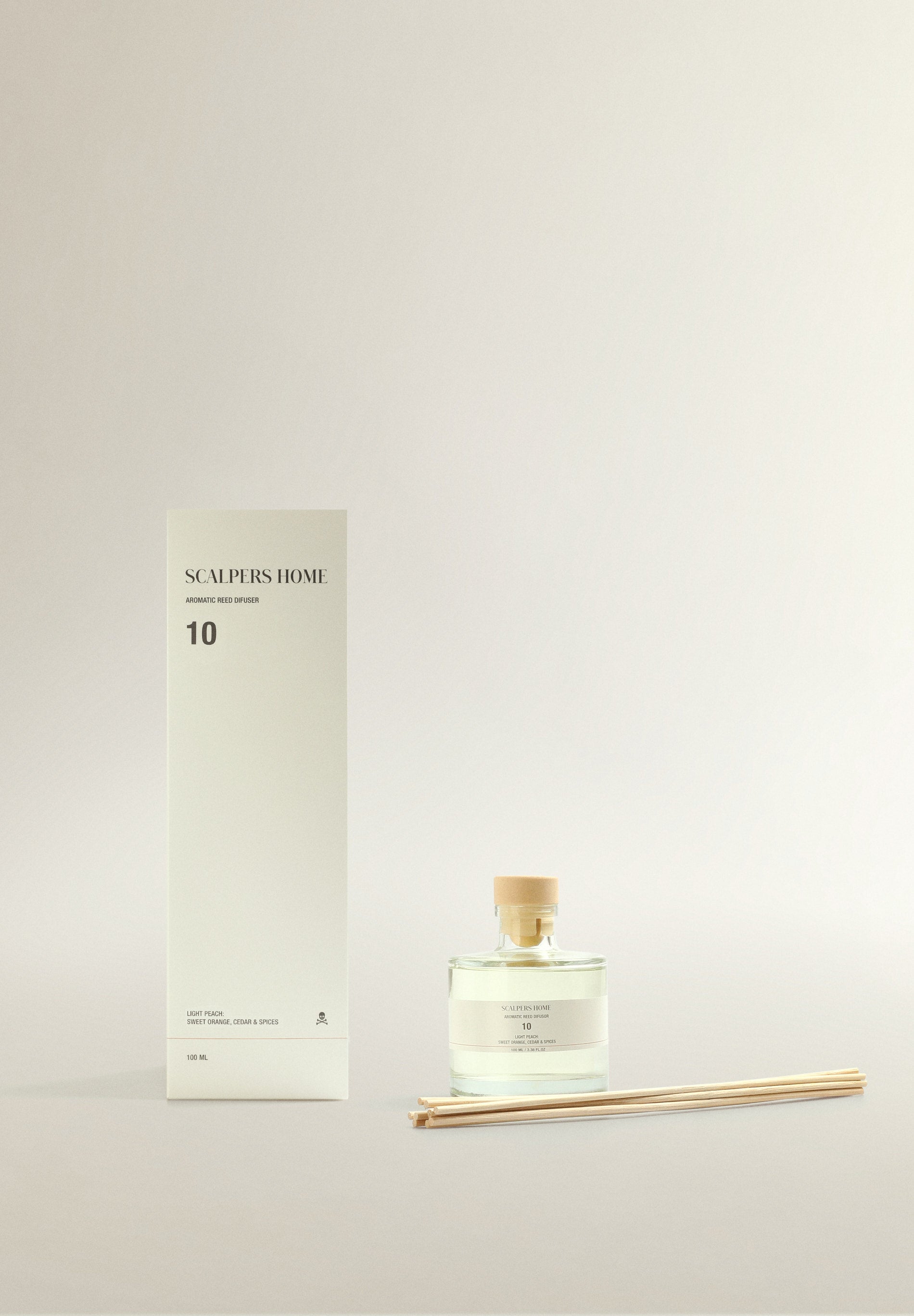DIFUSOR MIKADO 10 100ML LIGHT PEACH - Scalpers