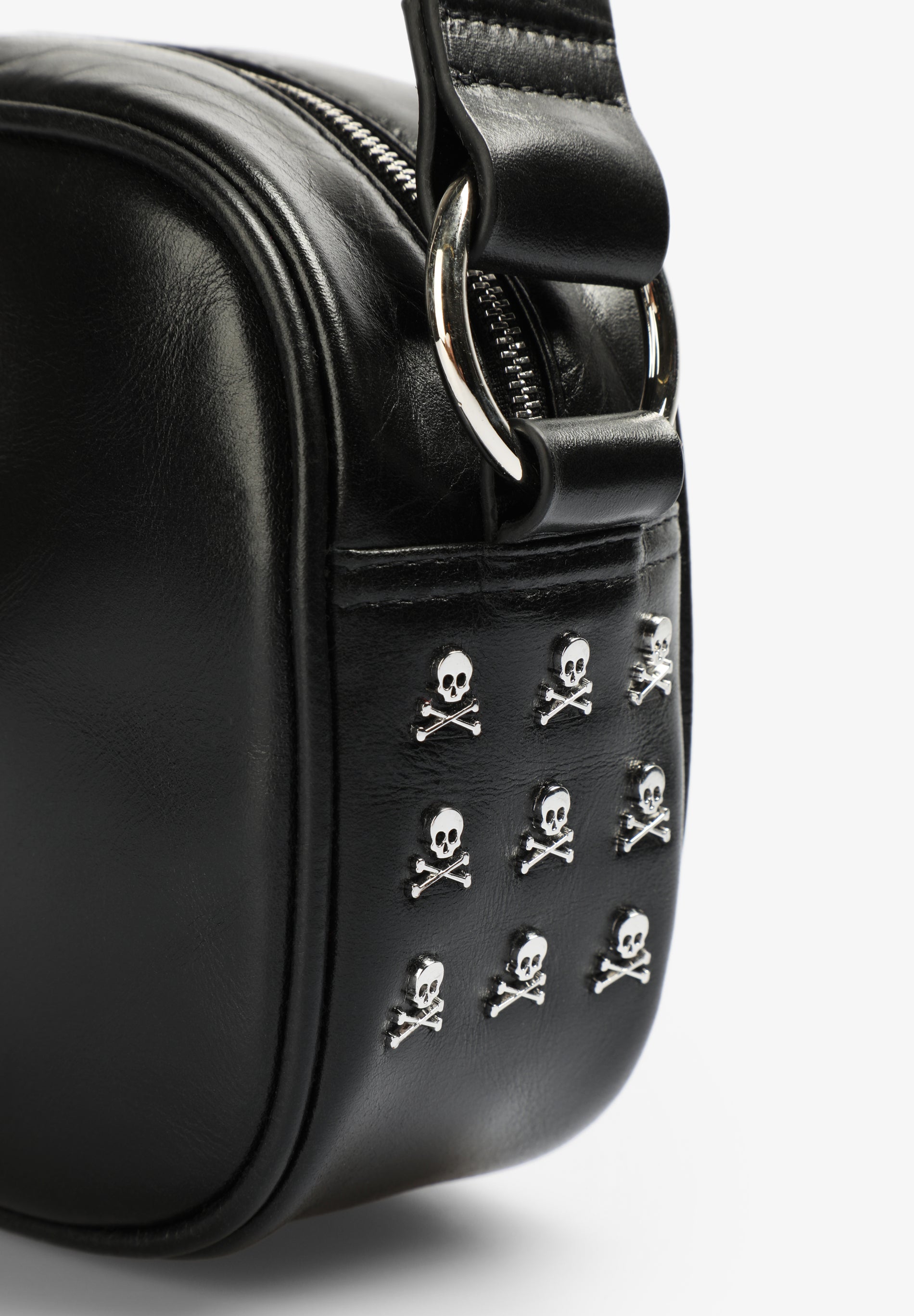 BOLSO BANDOLERA PIEL CALAVERA - Scalpers