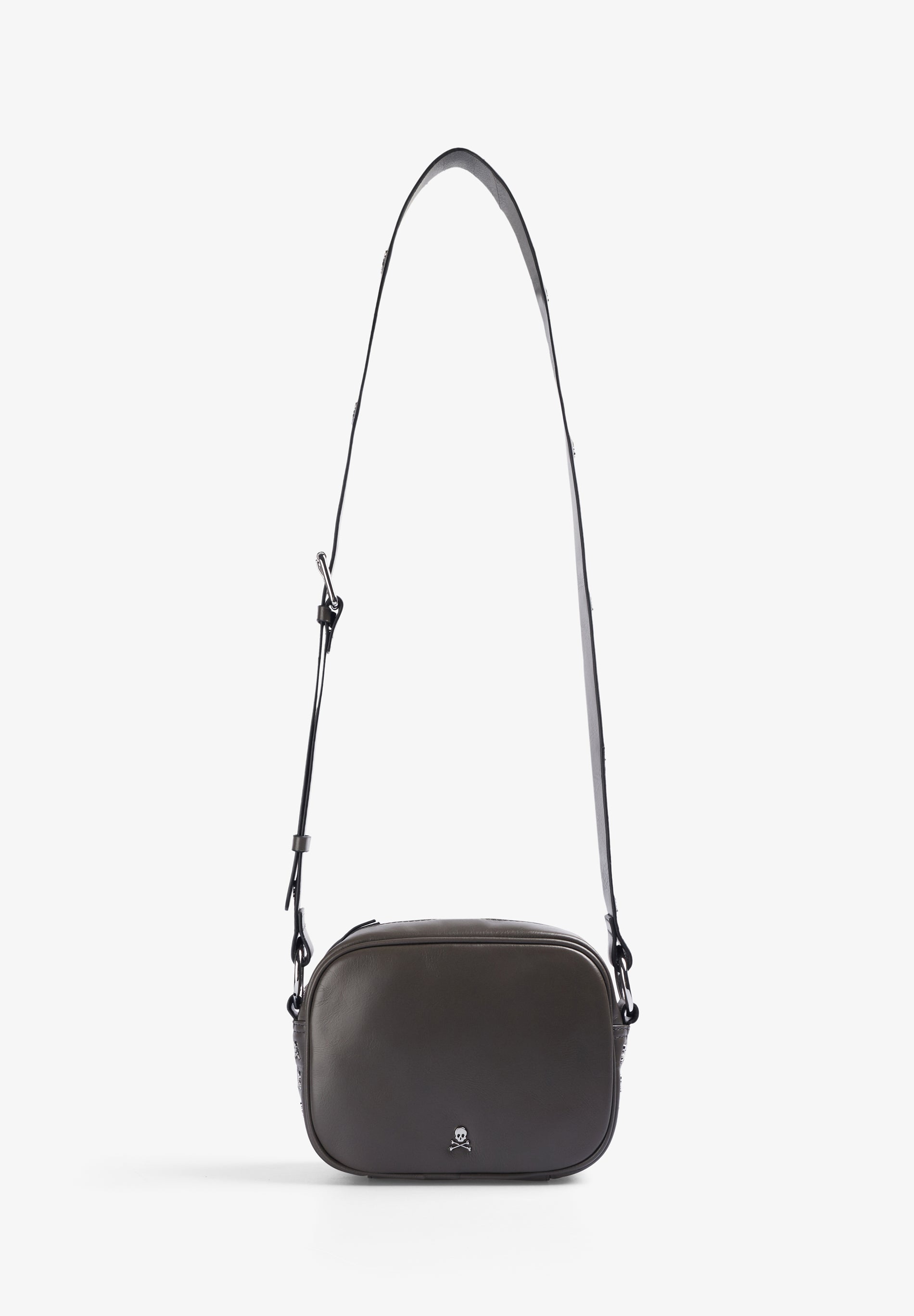 BOLSO BANDOLERA PIEL CALAVERA - Scalpers